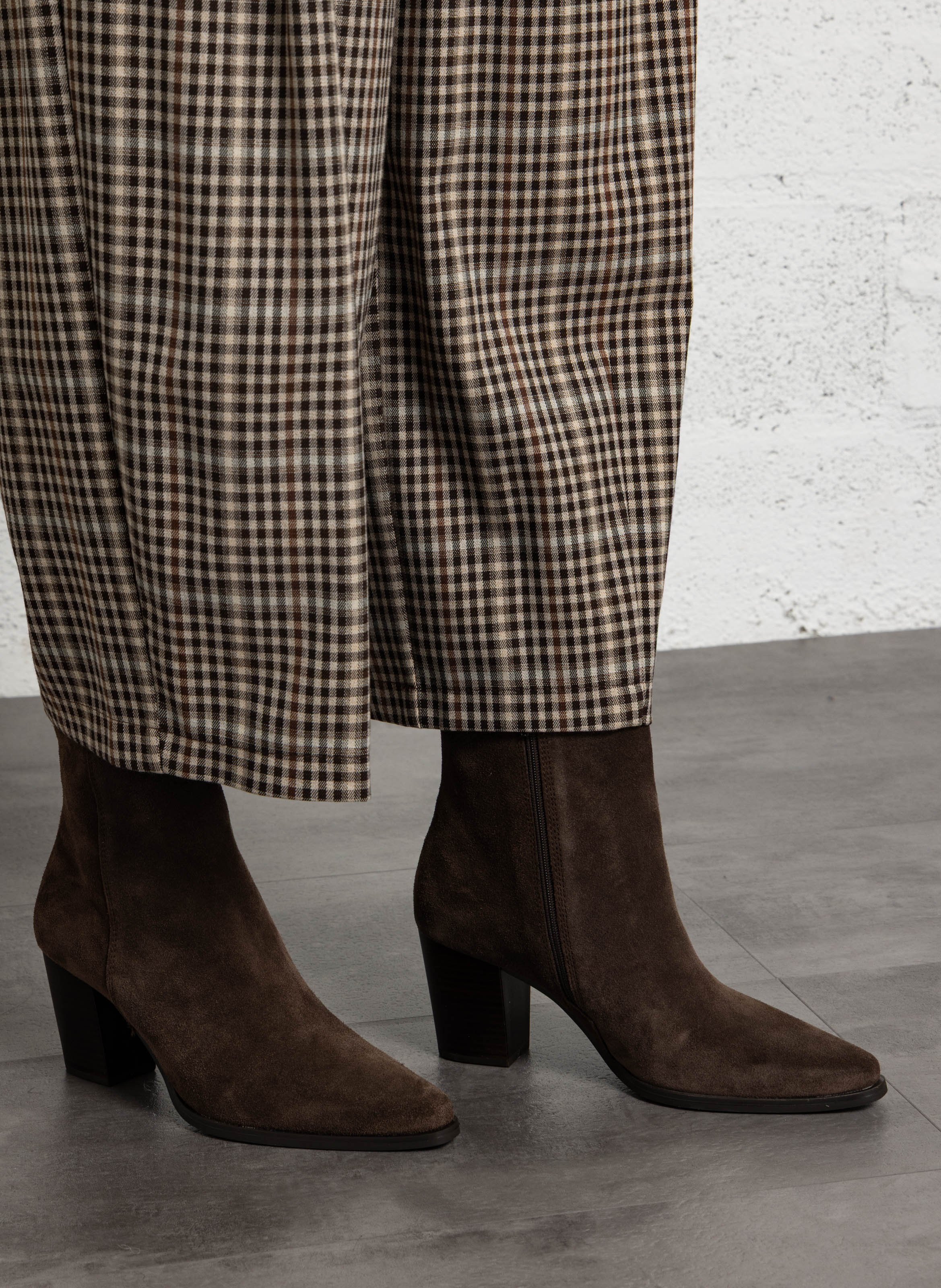 Bottines en cuir suède JB MARTIN Marron