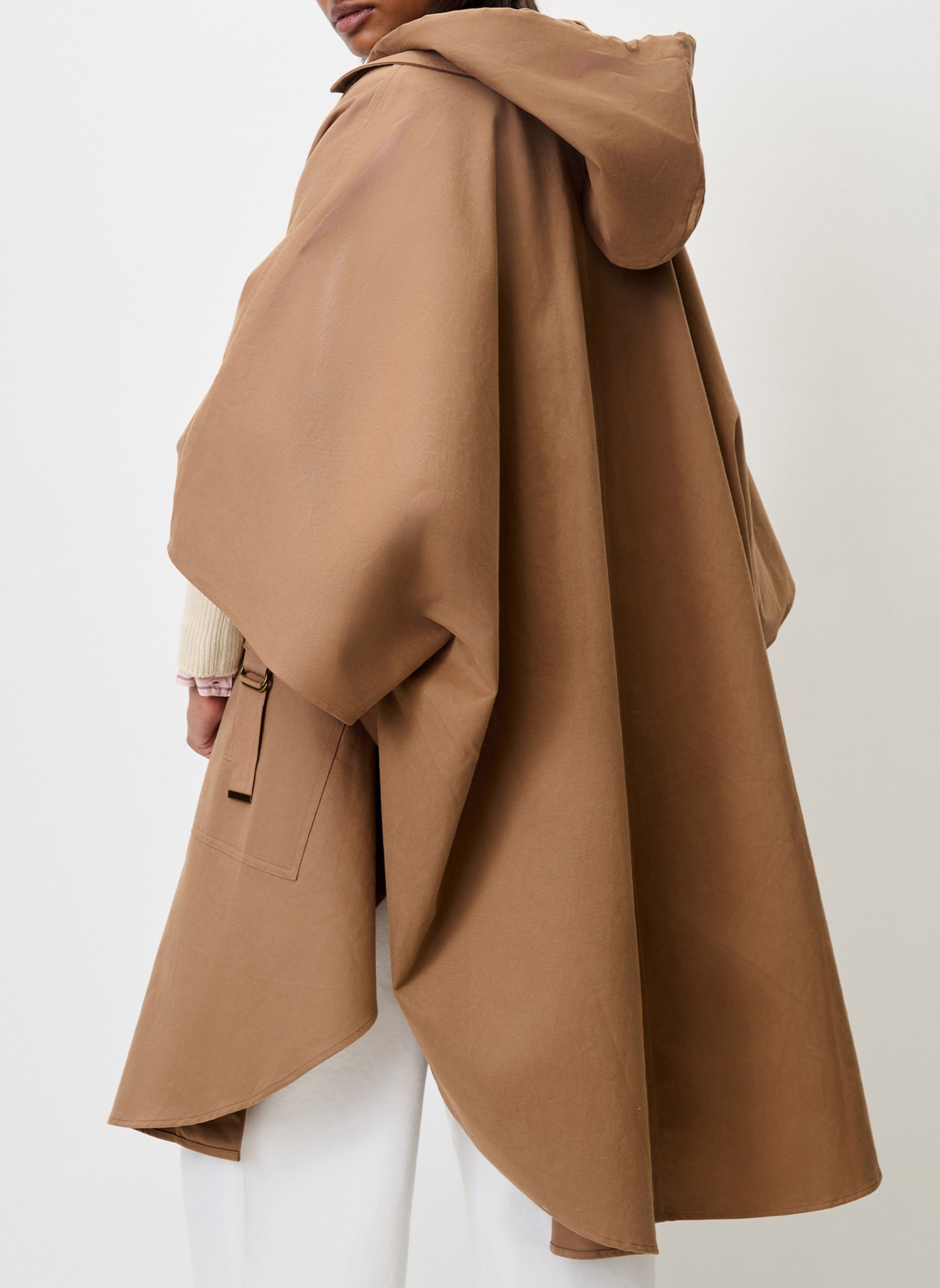 Cape oversize en coton SESSUN Beige