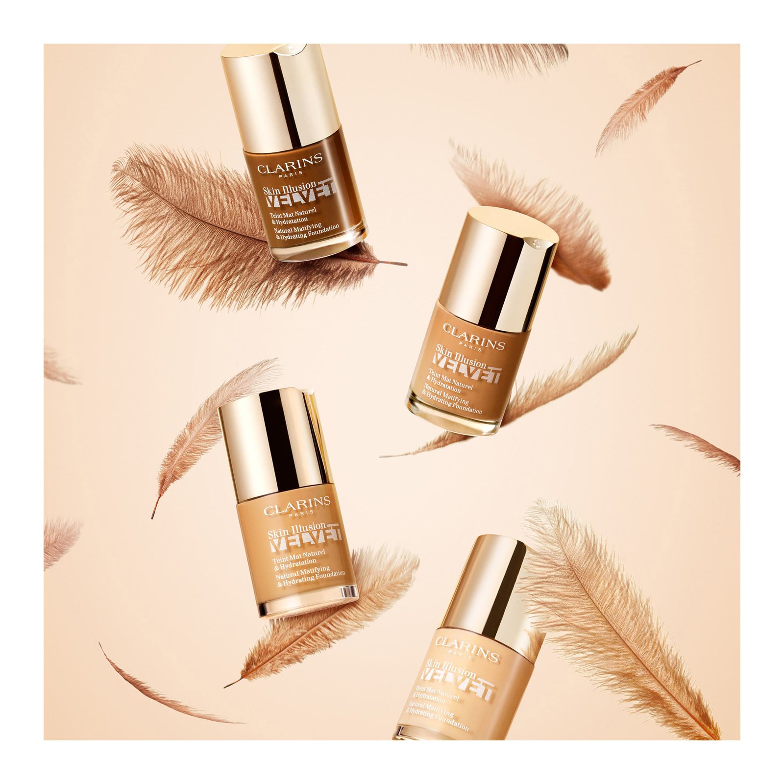 Skin Illusion Velvet CLARINS 105n - nude