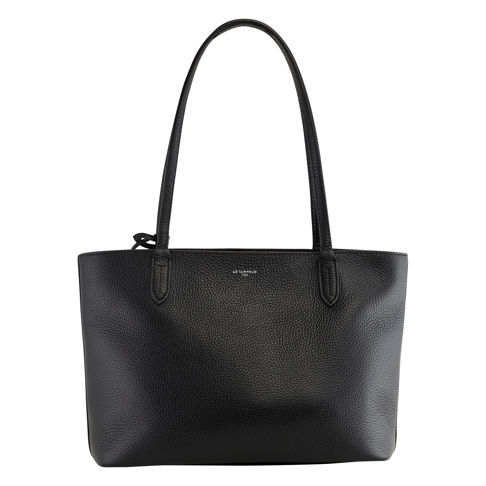 Cabas en cuir  LE TANNEUR Noir