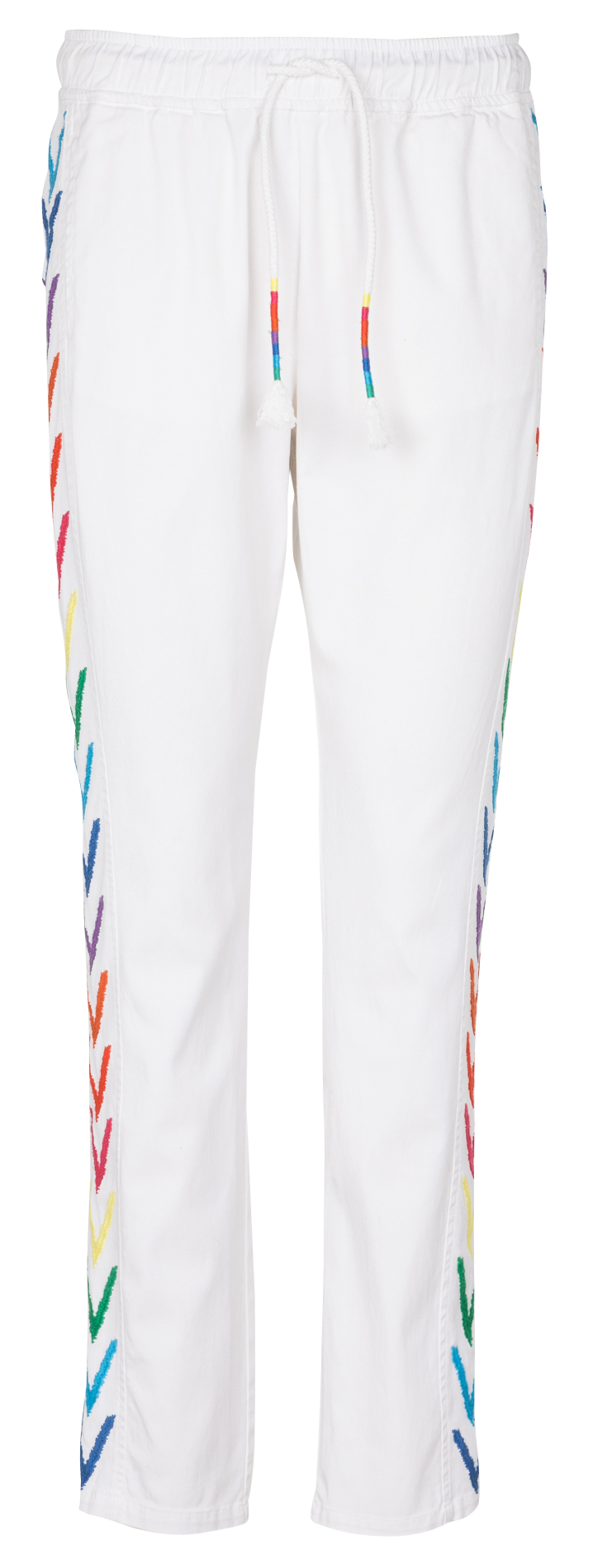 Pantalon droit avec broderies  SACK S Blanc