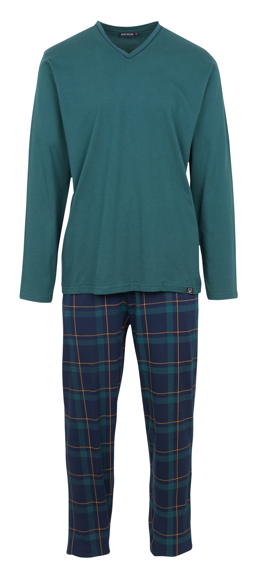 Pyjama imprimé en coton mélangé  ARTHUR Bleu