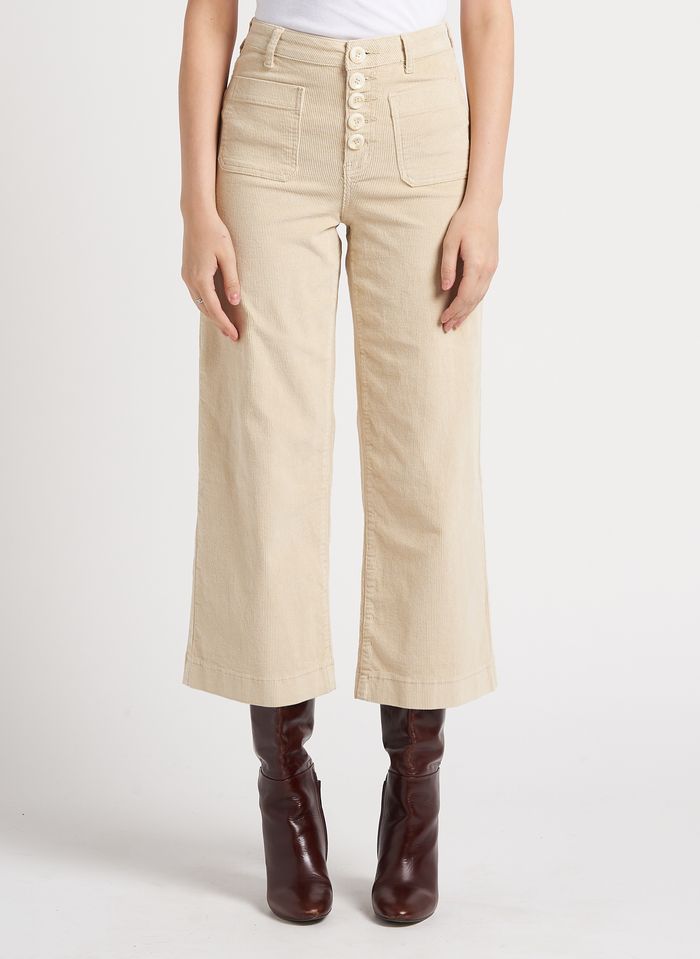 Buy Beige Trousers & Pants for Women by GAP Online