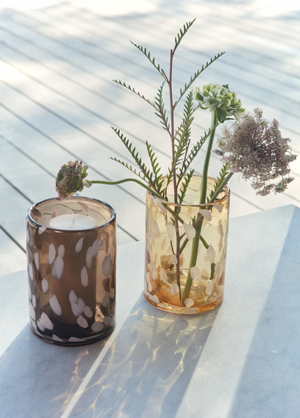 Glass vase OYOY LIVING DESIGN Orange