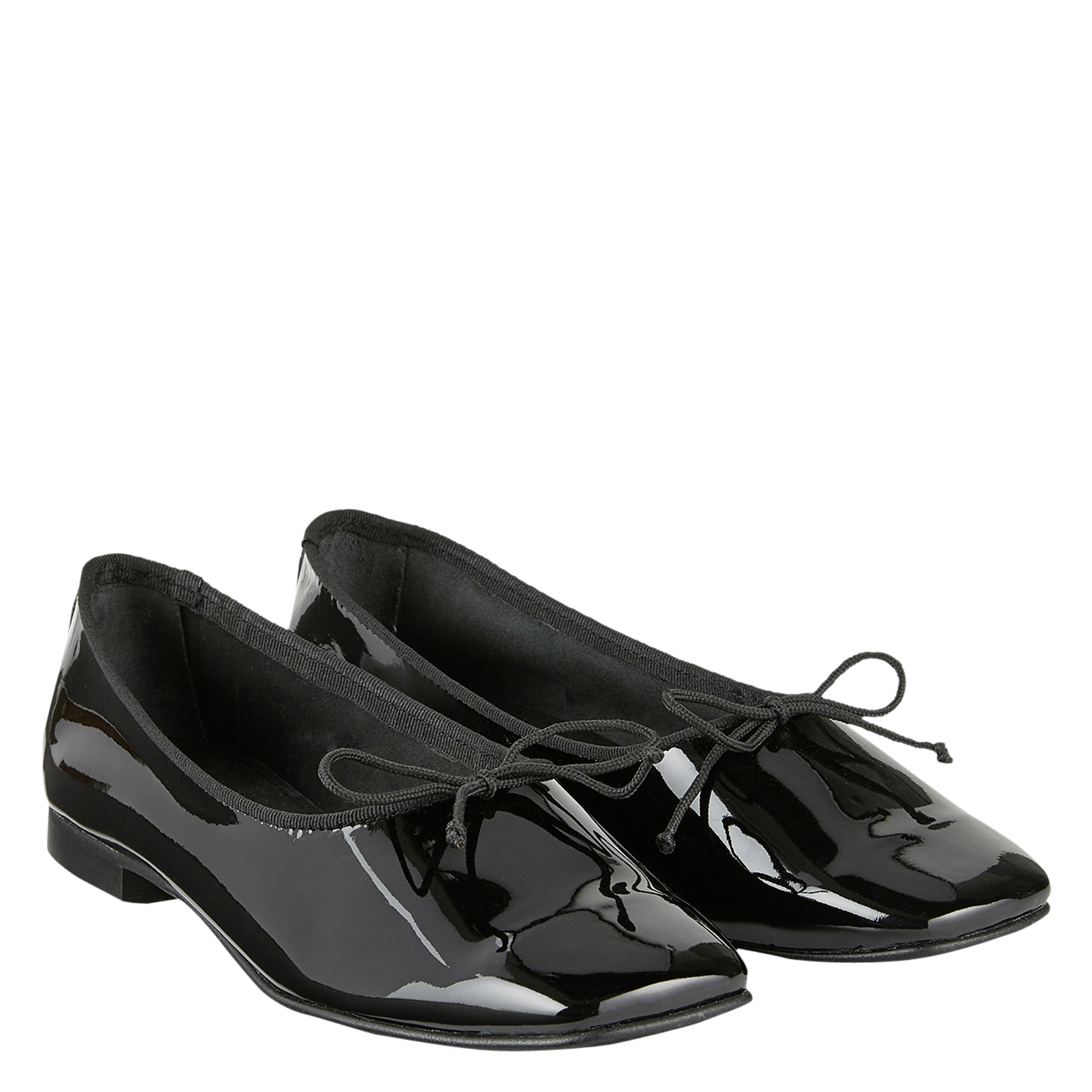 Jane patent leather ballet pumps COSMOPARIS Black