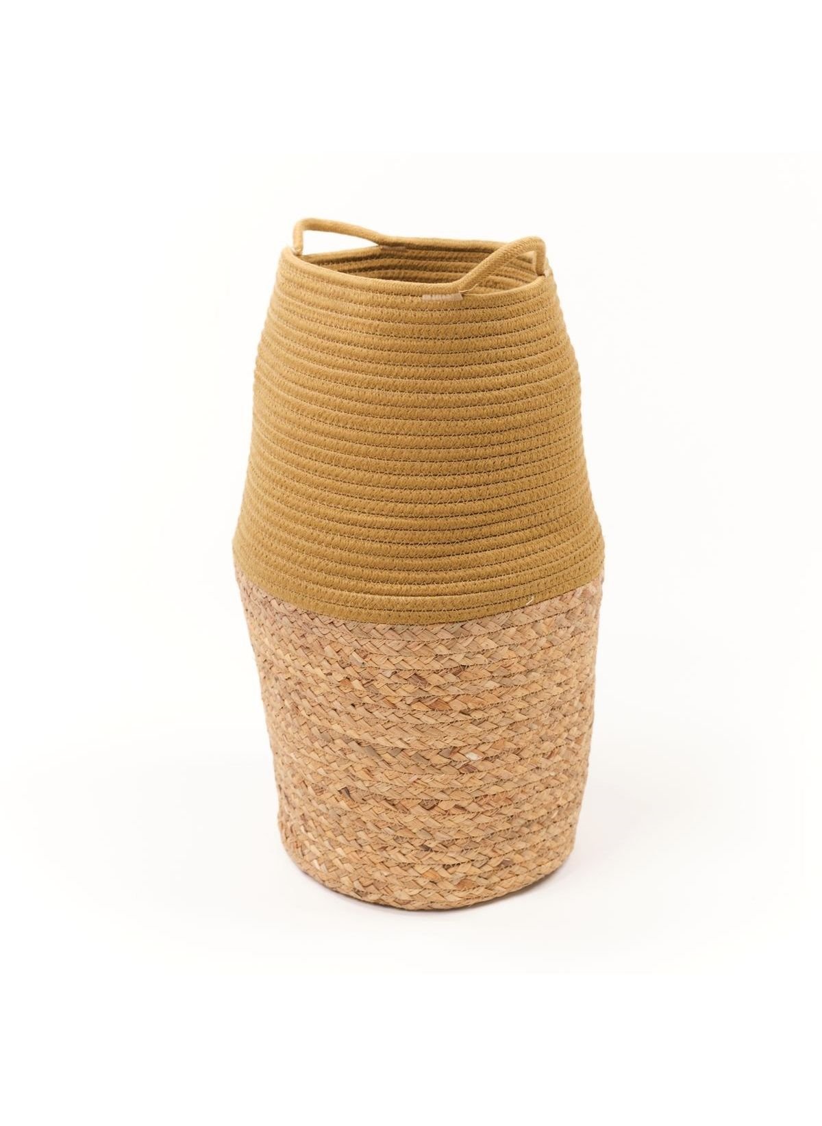 Panier long en coton FACTORY Marron