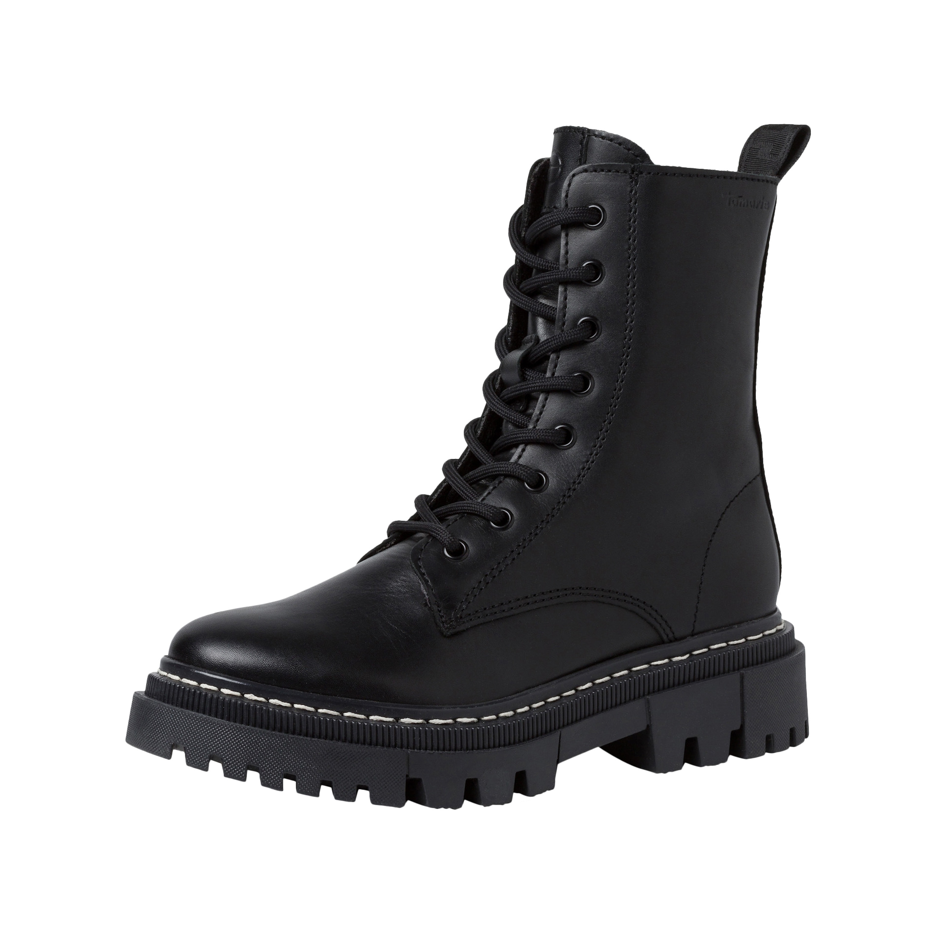 Leather ankle boots Black