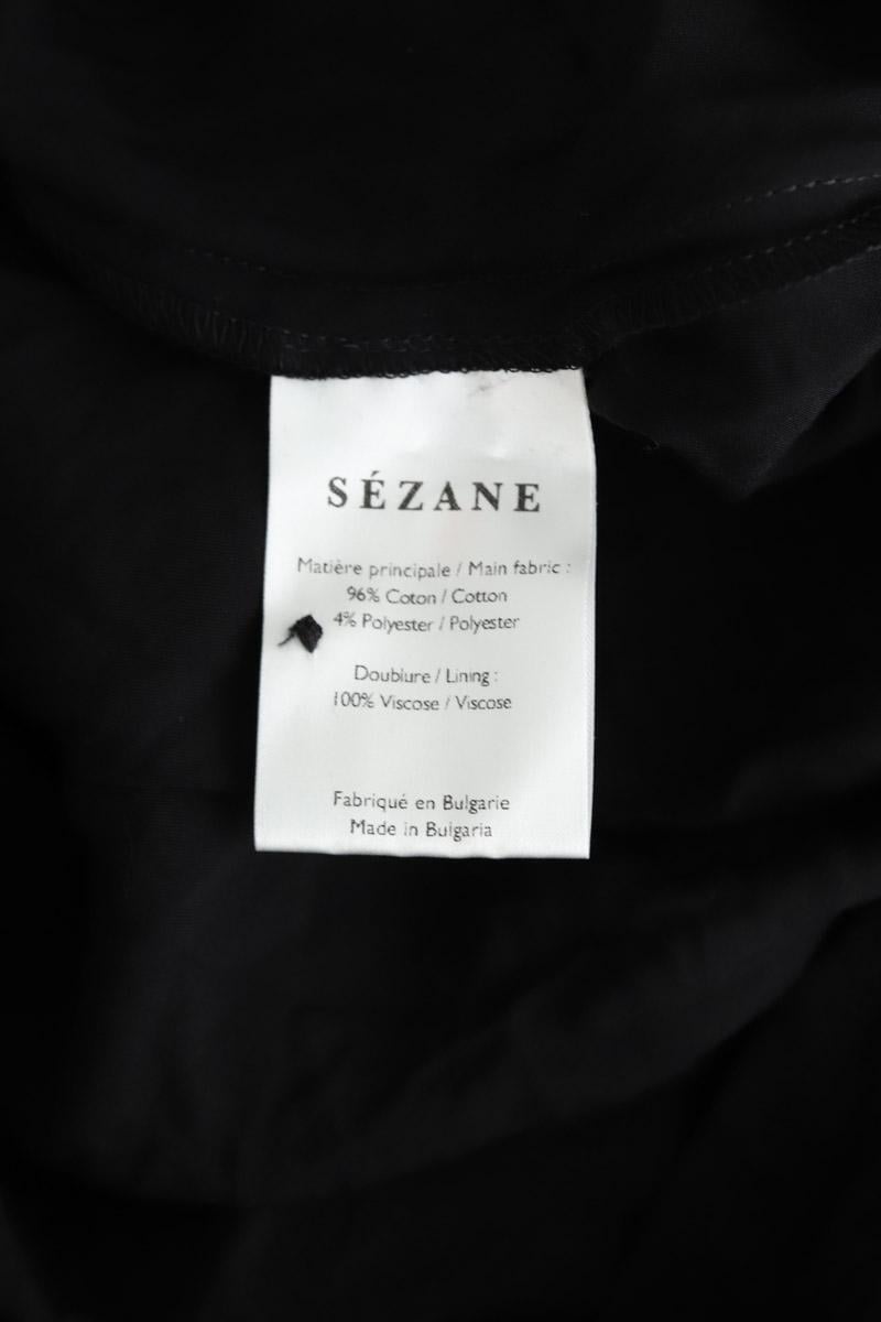 Cotton dress SEZANE - Seconde main Black