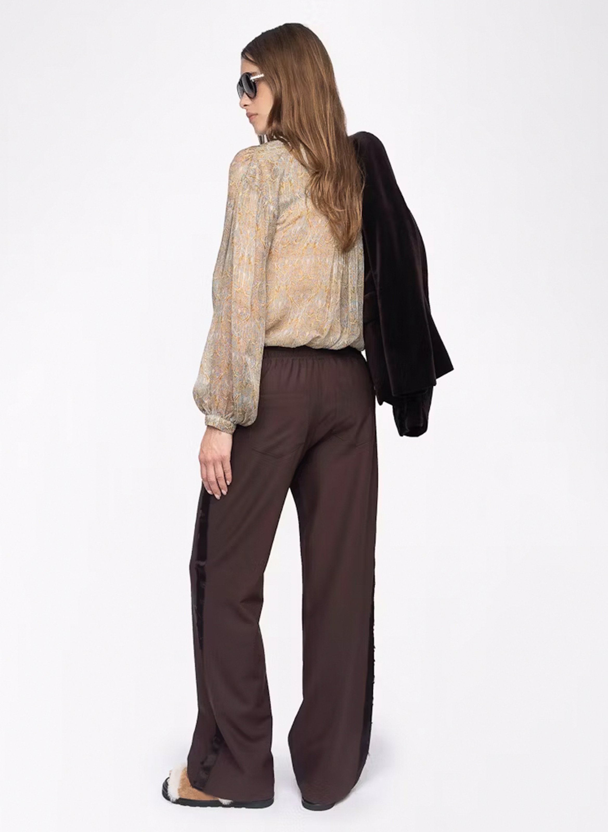 Pantalon droit ZADIG&VOLTAIRE Marron