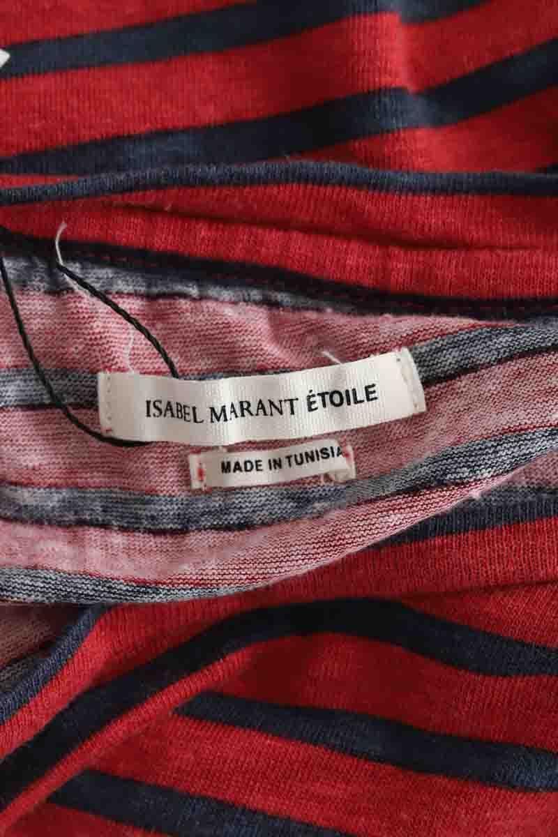 Cotton T-shirt ISABEL MARANT ÉTOILE - SECONDE MAIN Red