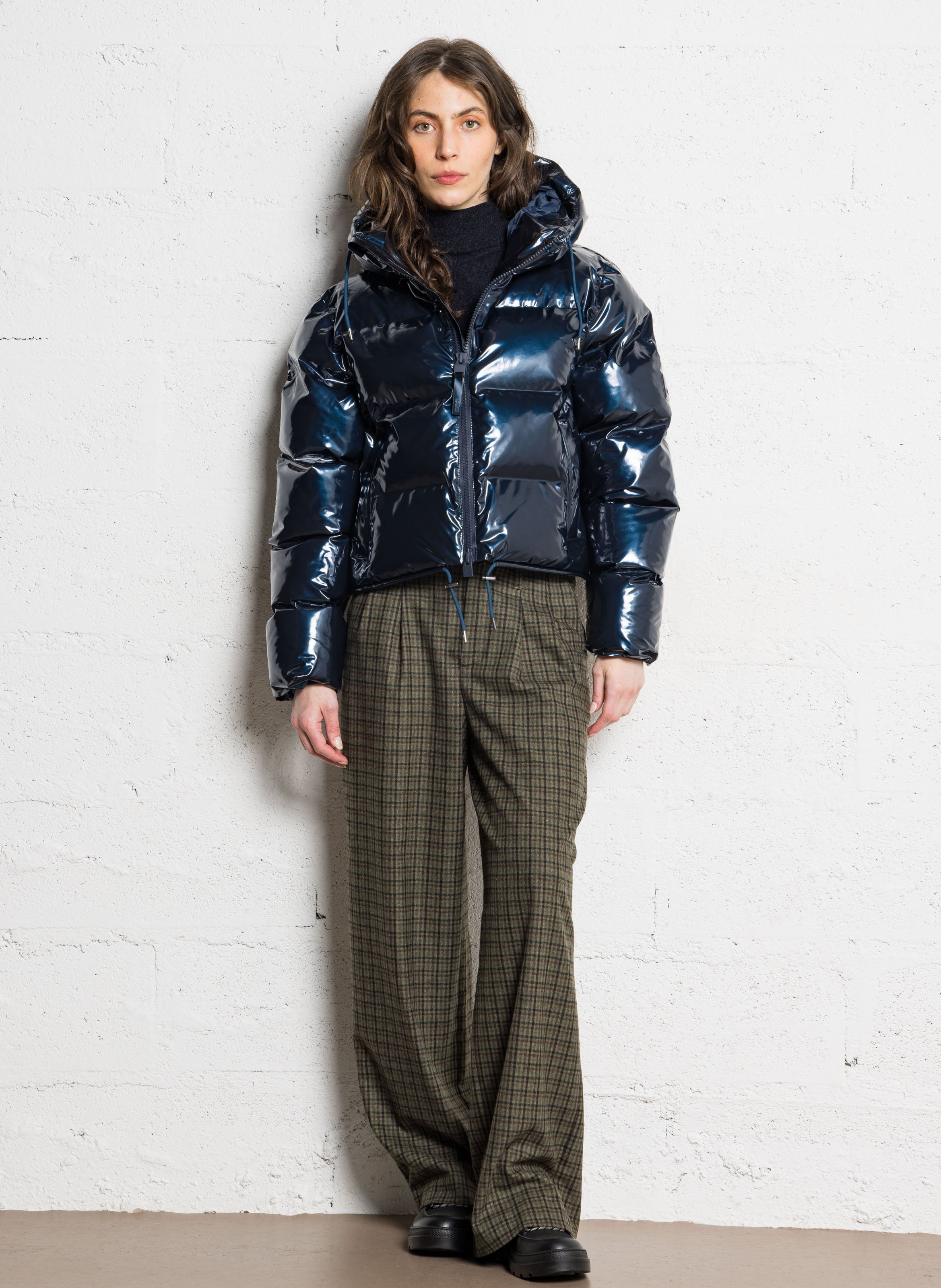 Brookvale Hoody padded jacket RAINS Blue