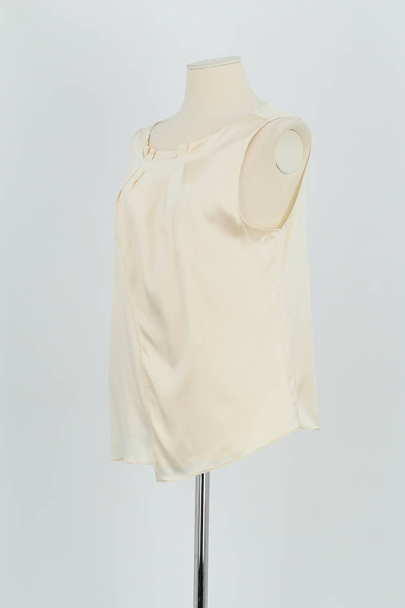 Azawood sleeveless top ARMANI - SECONDE MAIN Beige