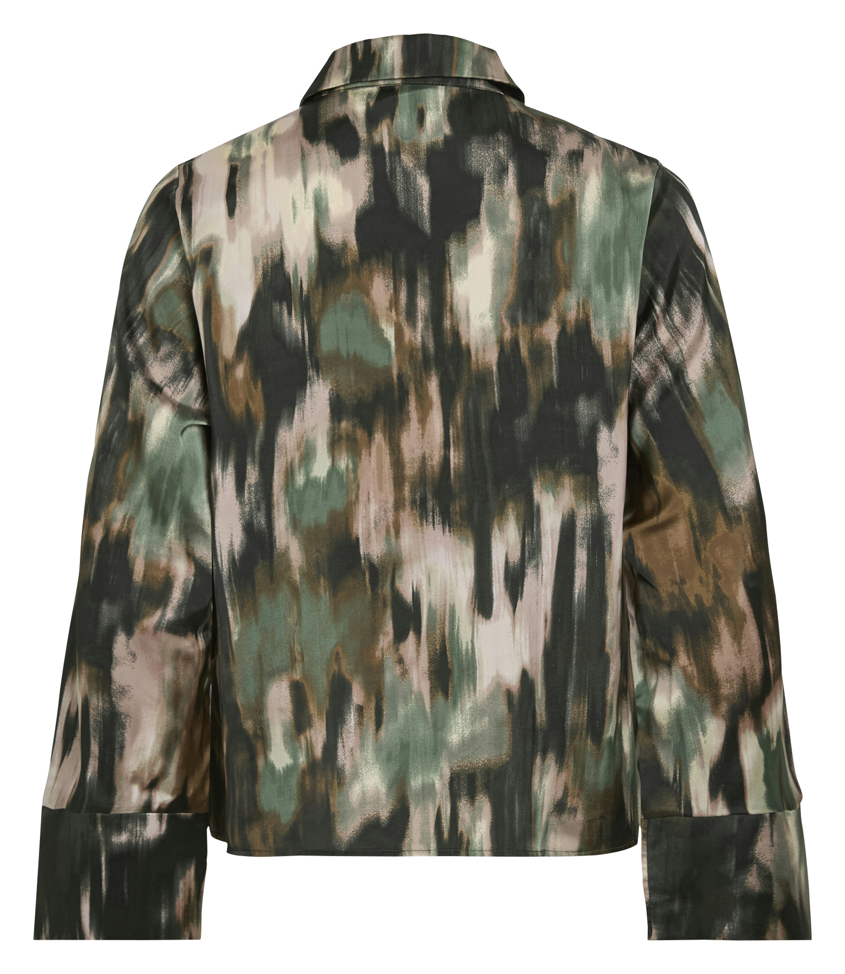 Blouse met klassieke kraag VILA Groen