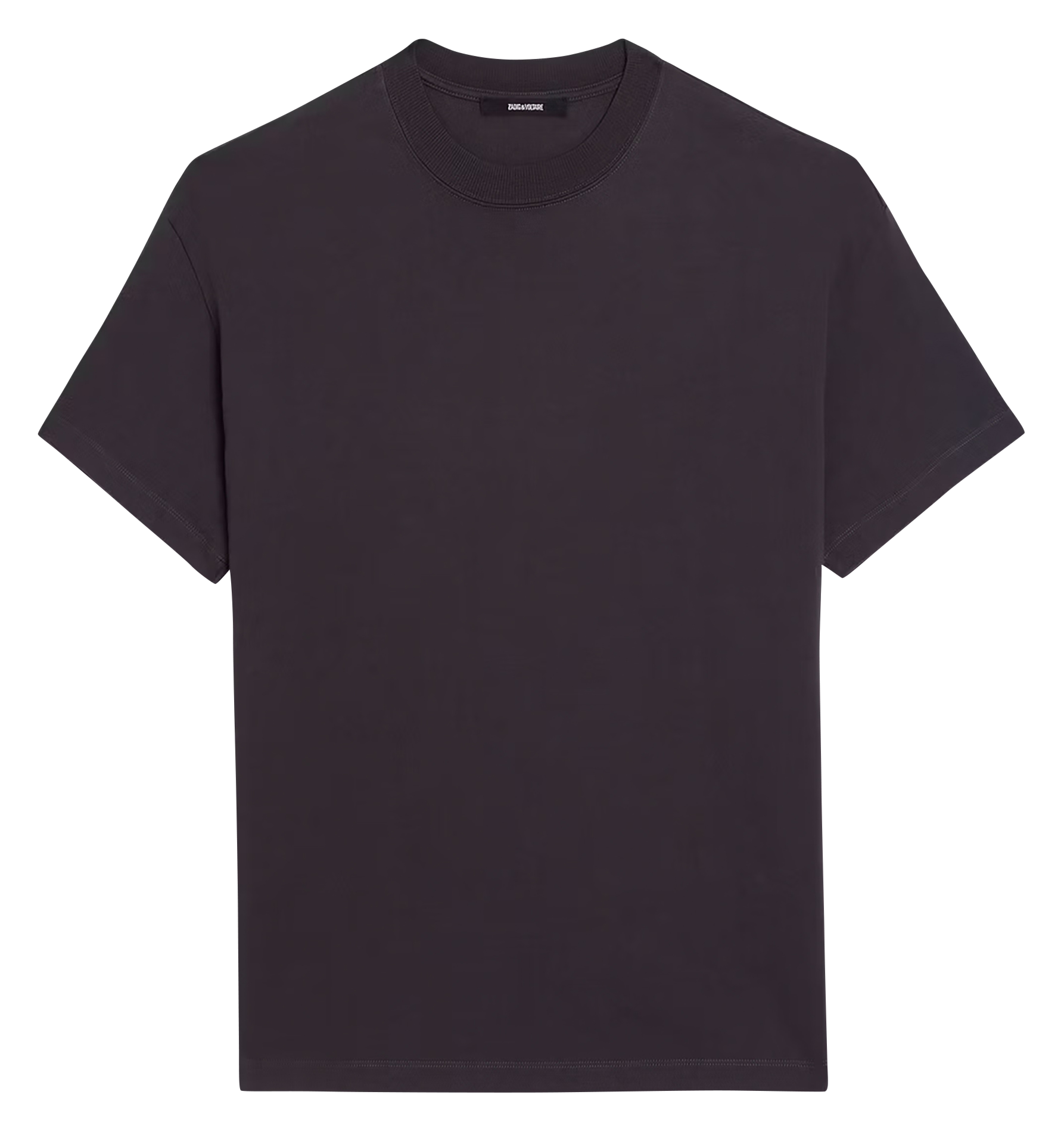 Straight-cut printed cotton T-shirt with round neck ZADIG&VOLTAIRE Black