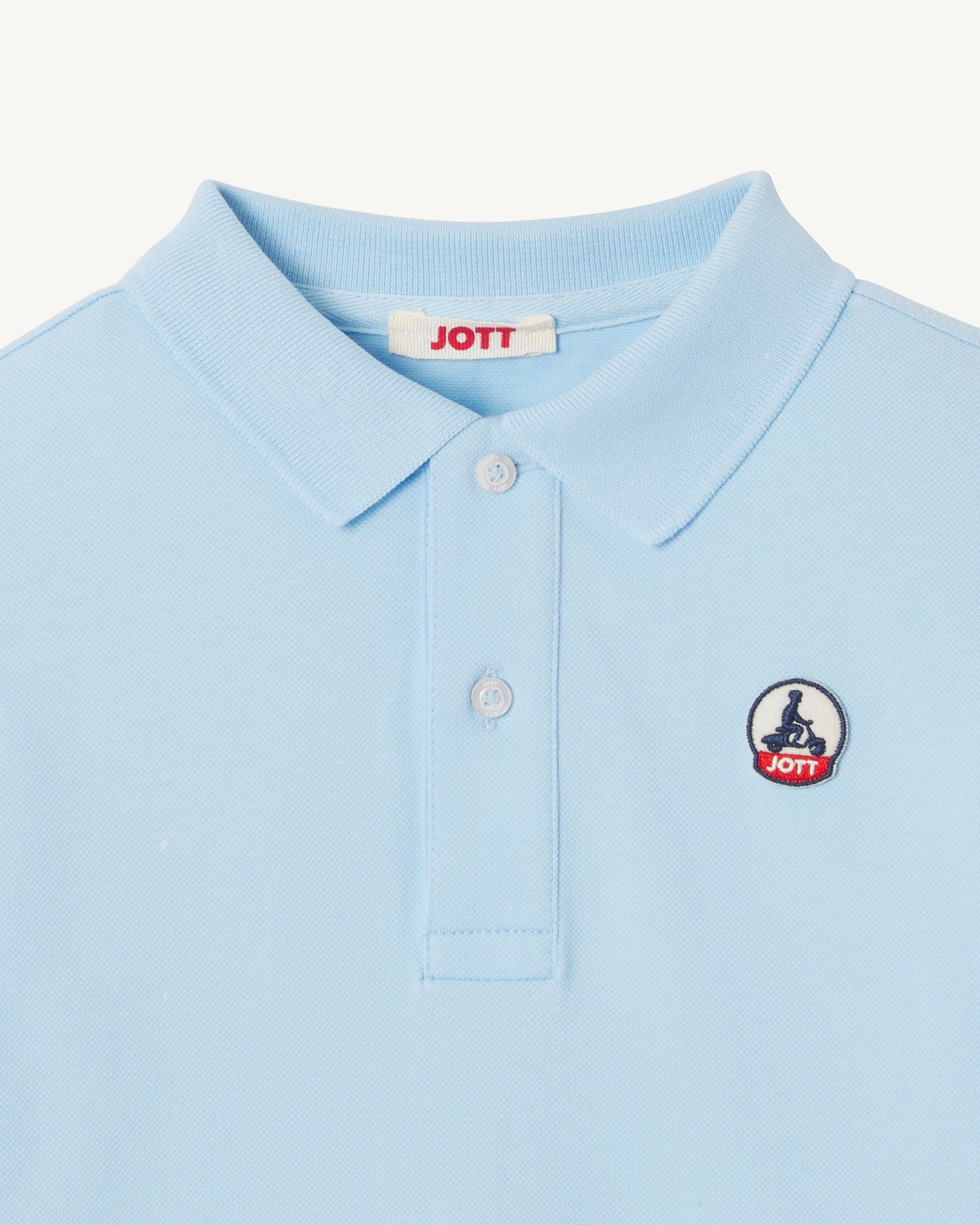 Organic cotton kids' polo Salvador JOTT Blue