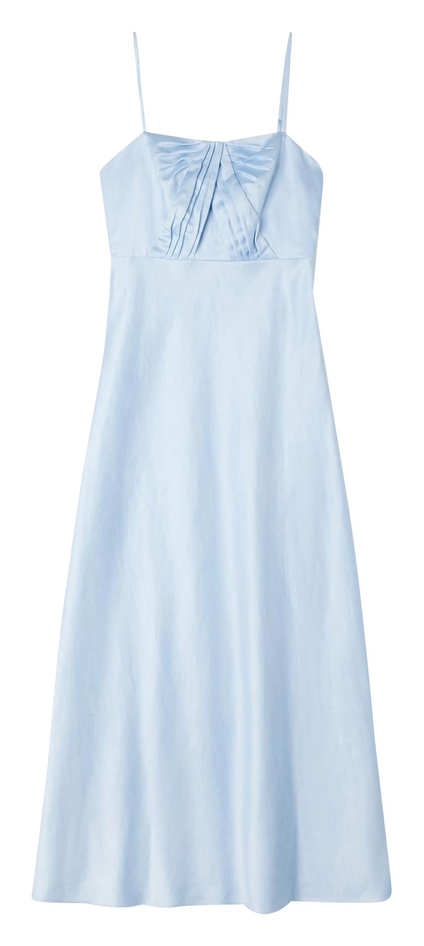 Robe longue satinée SANDRO Bleu