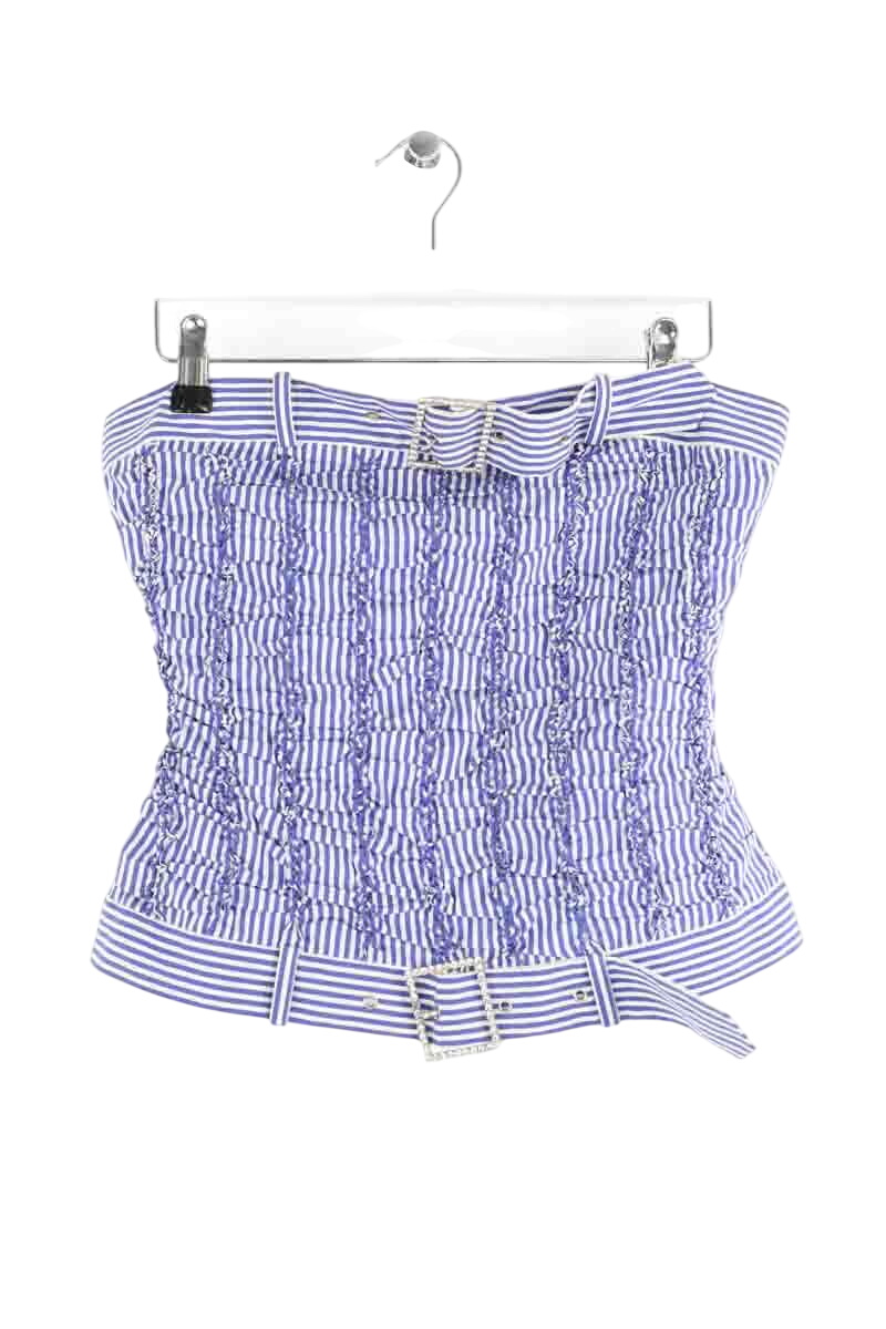 Azawood sleeveless top JOHN GALLIANO - SECONDE MAIN Blue