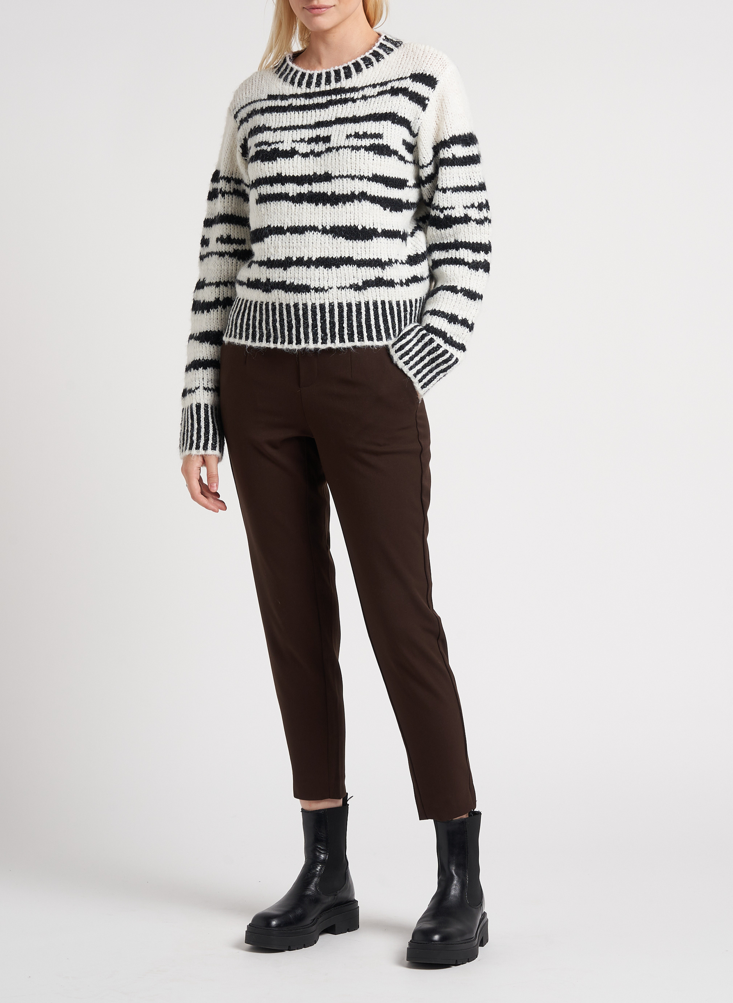 Pantalon tailleur slim-fit  OBJECT Beige