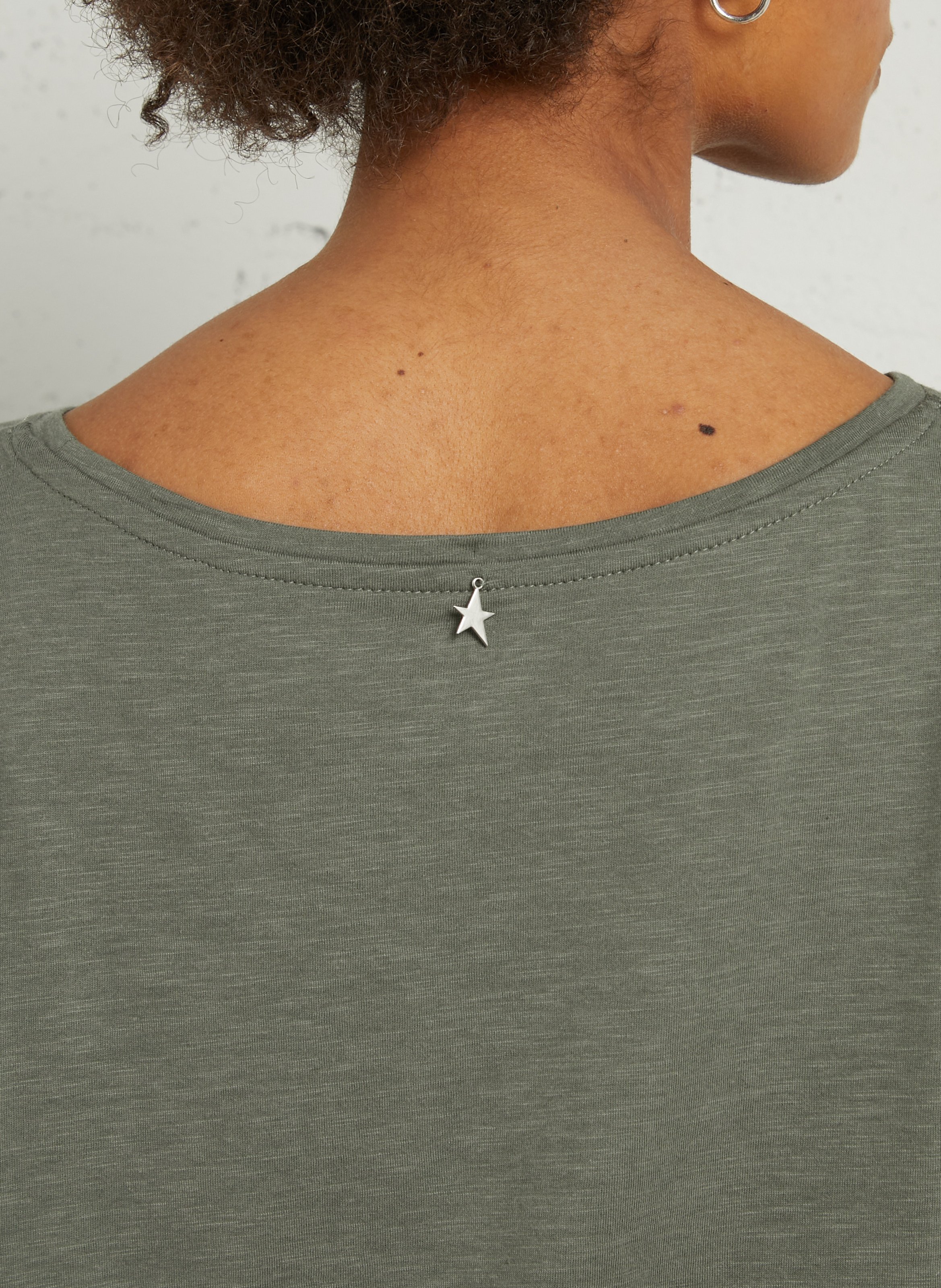 T-shirt oversize en coton mélangé SUD EXPRESS Vert