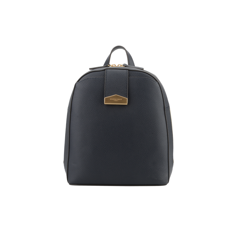 Leather backpack POURCHET