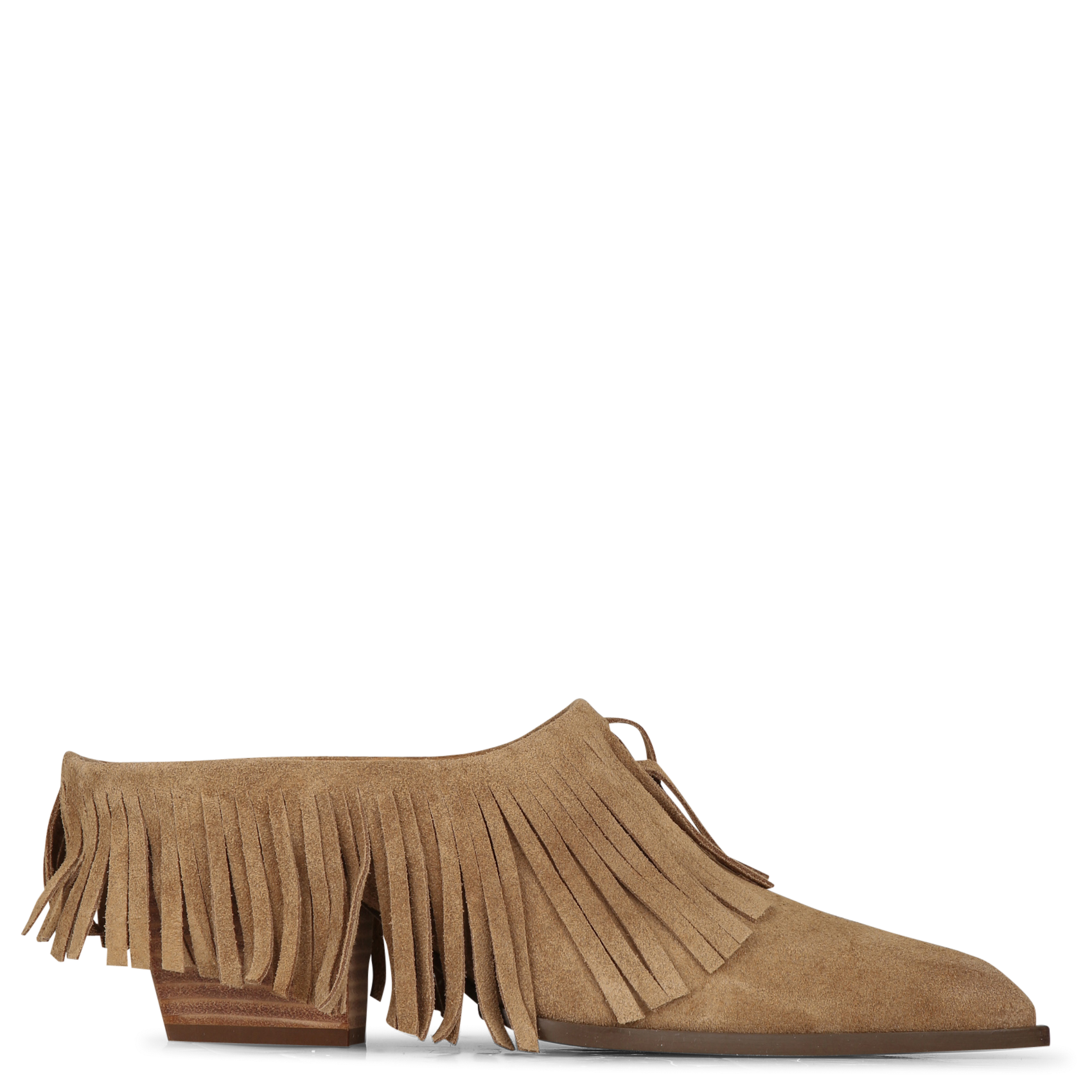 Bottines en cuir velours TORAL Marron