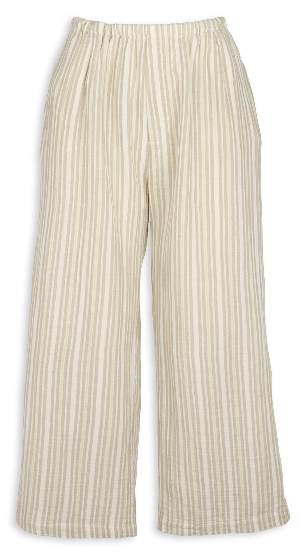 Hose - Gerader Schnitt mit Streifen  MASSCOB Beige