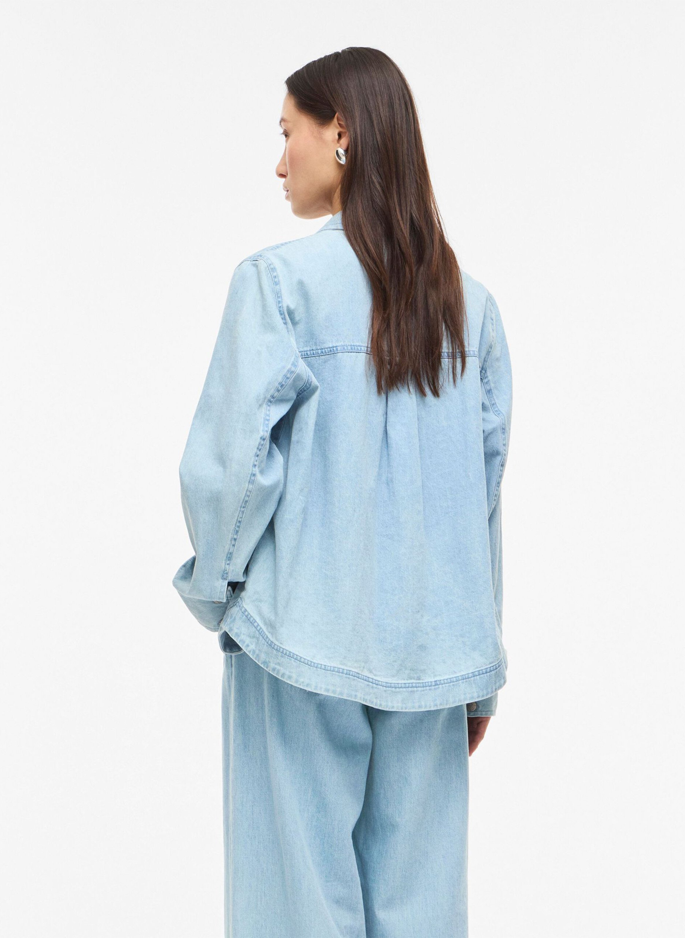 Chemise oversize en coton ROUGE EDIT Blau