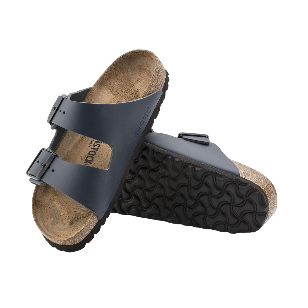 Faux leather sandals BIRKENSTOCK Blue