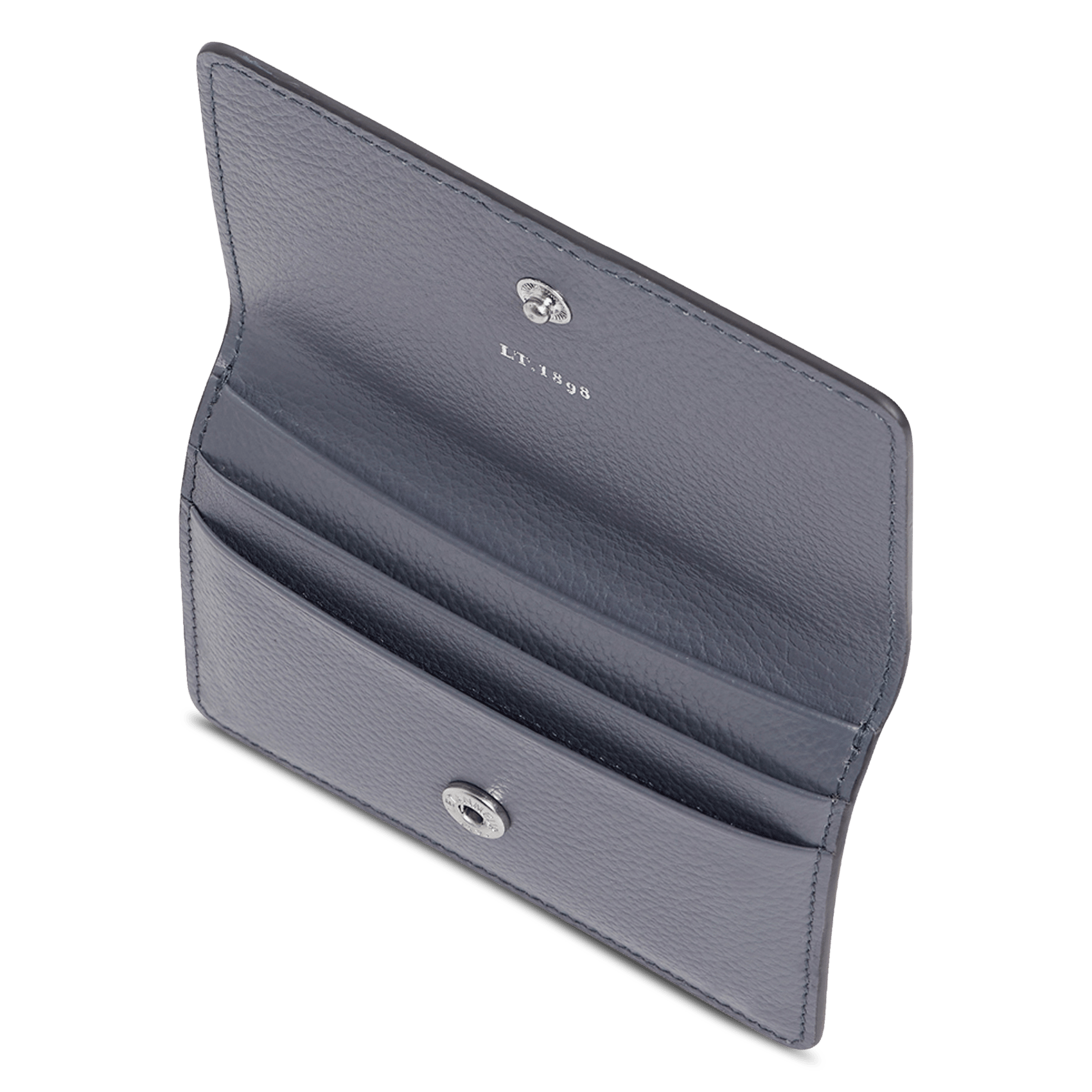 Porte-cartes en cuir de vachette  LE TANNEUR Bleu