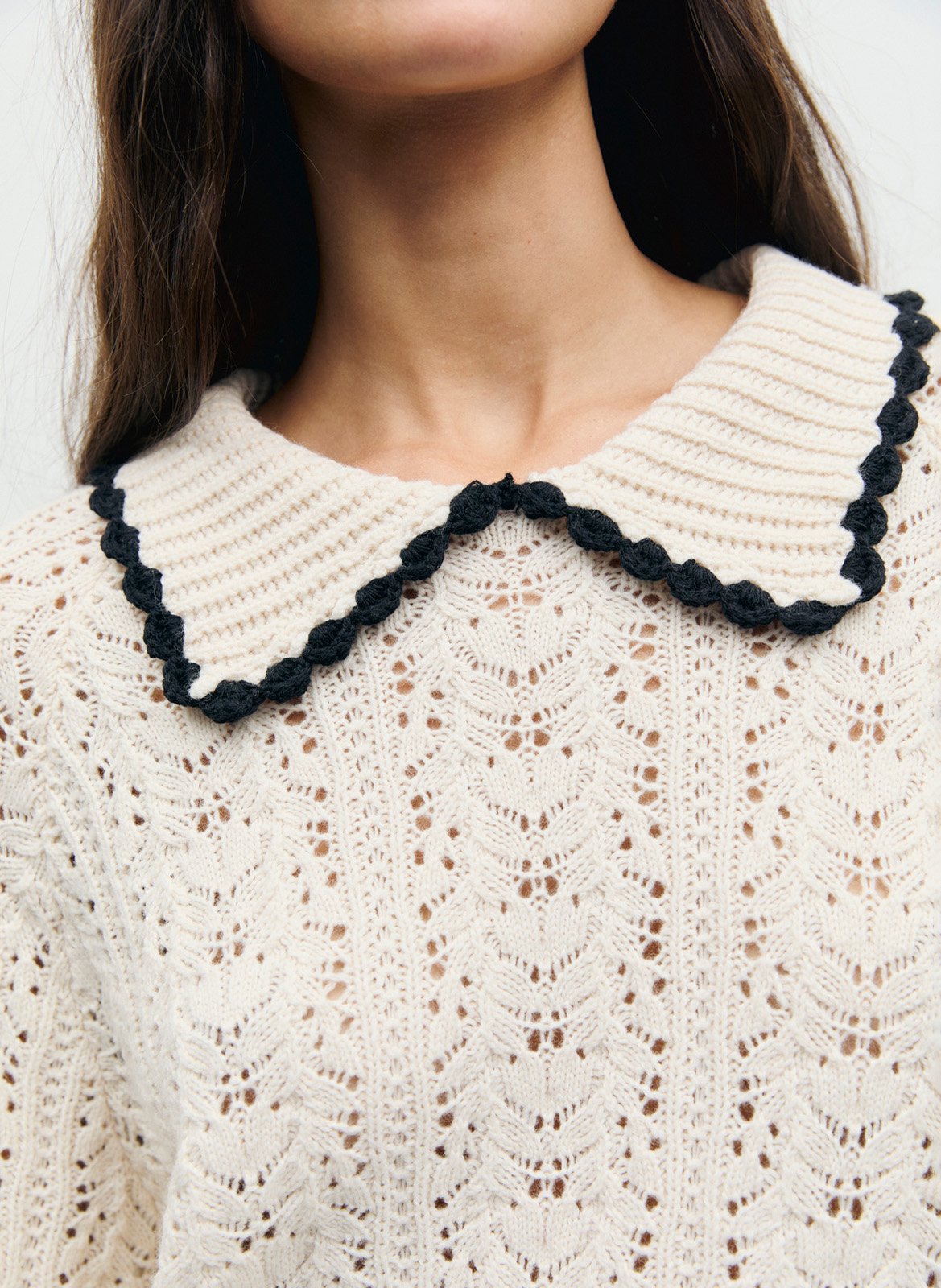 Aly decorative knit scarf GERARD DAREL Beige