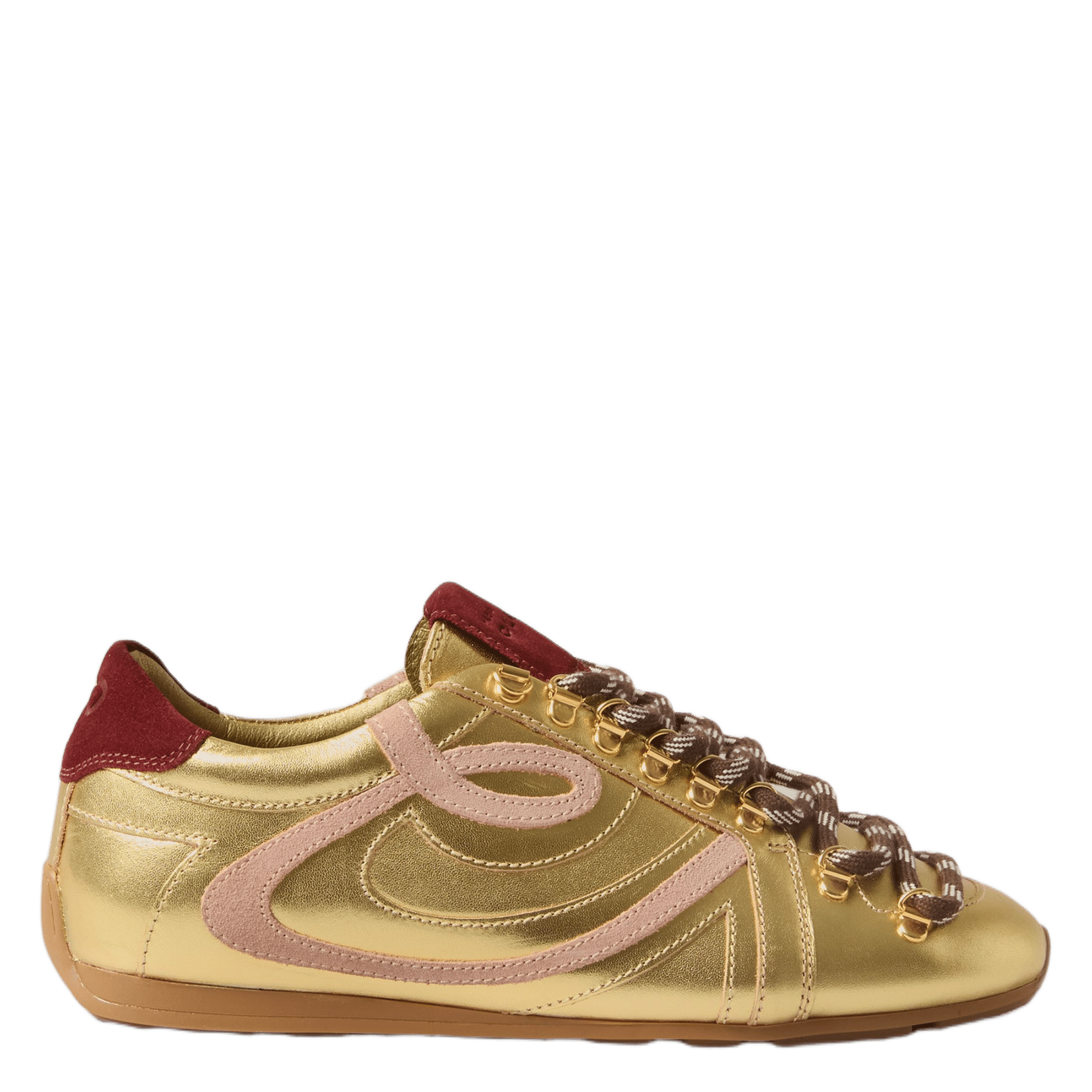 Low metallic sneakers CLAUDIE PIERLOT Golden