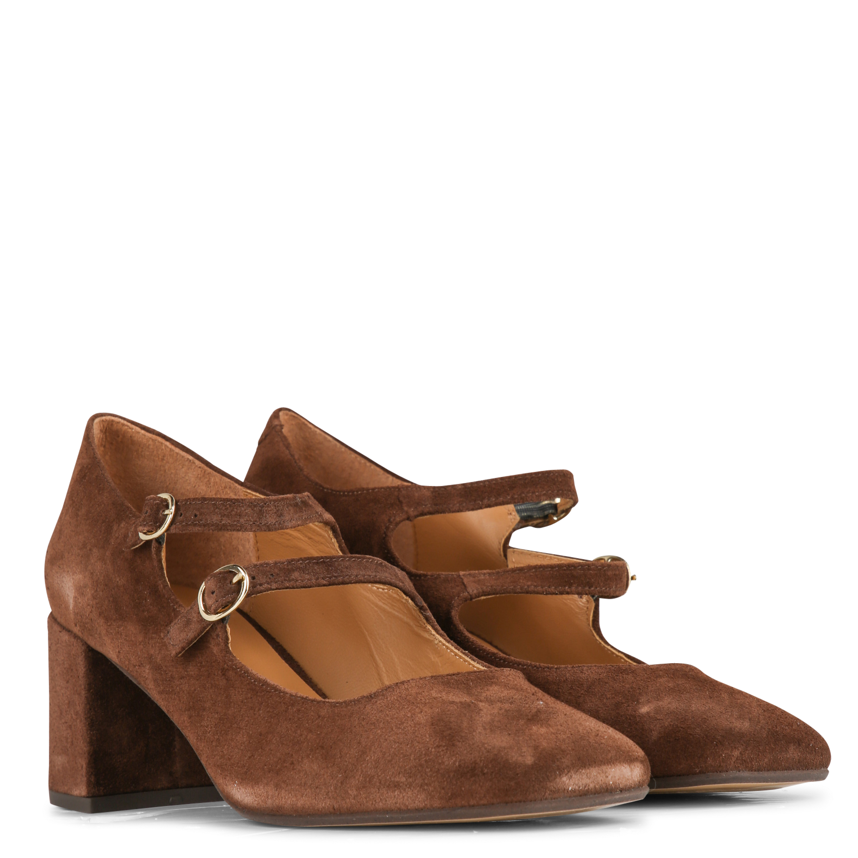 Babies en cuir suede MELLOW YELLOW Marron