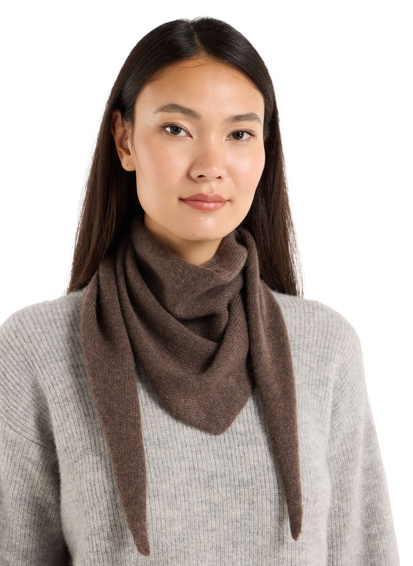 Knitted scarf SAISON 1865 Brown