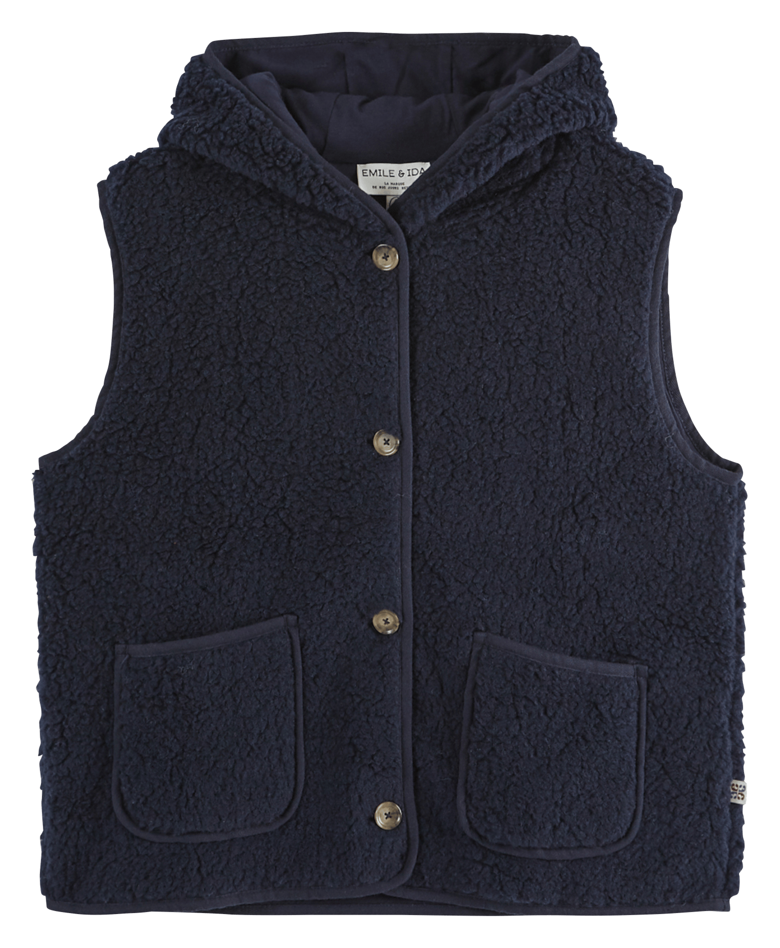 Veste col rond EMILE ET IDA Noir