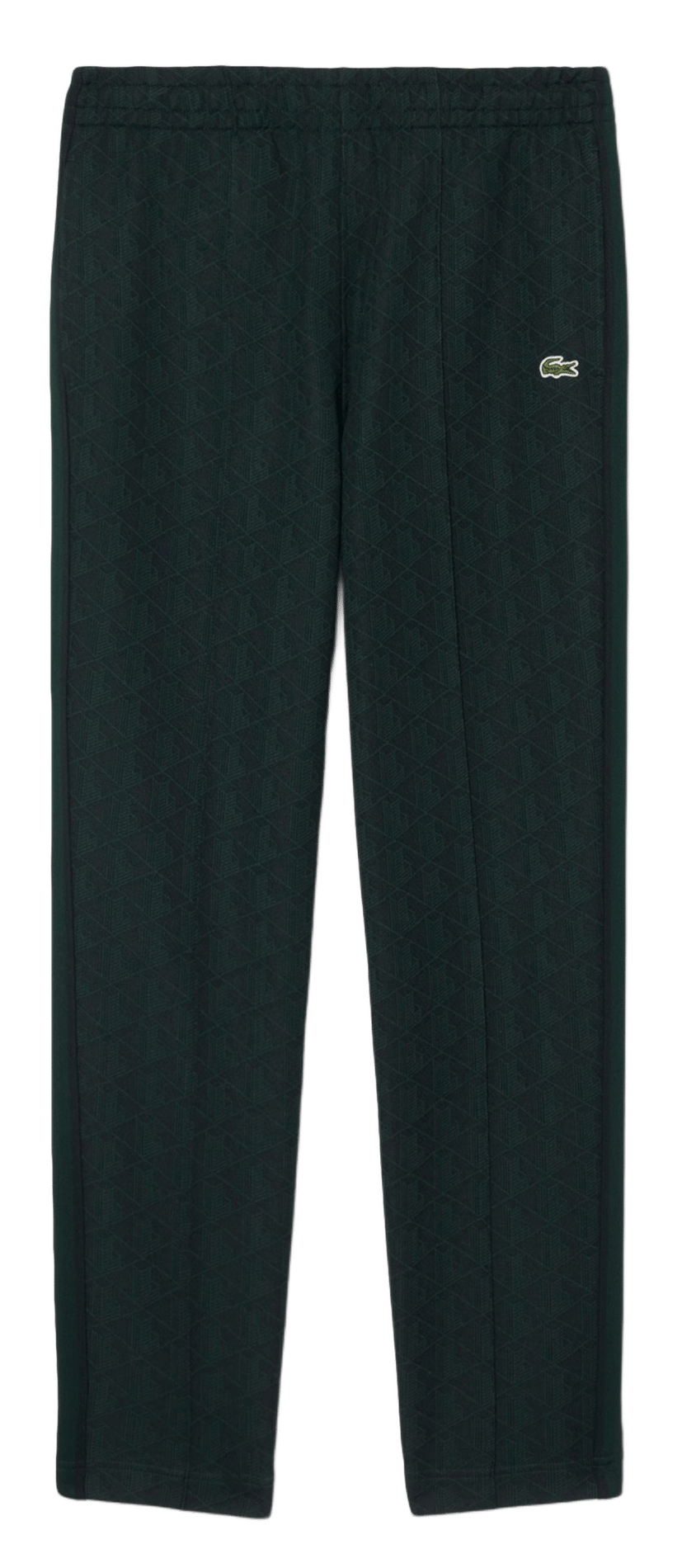 Gerade geschnittene Jogginghose mit Monogramm aus Baumwolle LACOSTE Grun