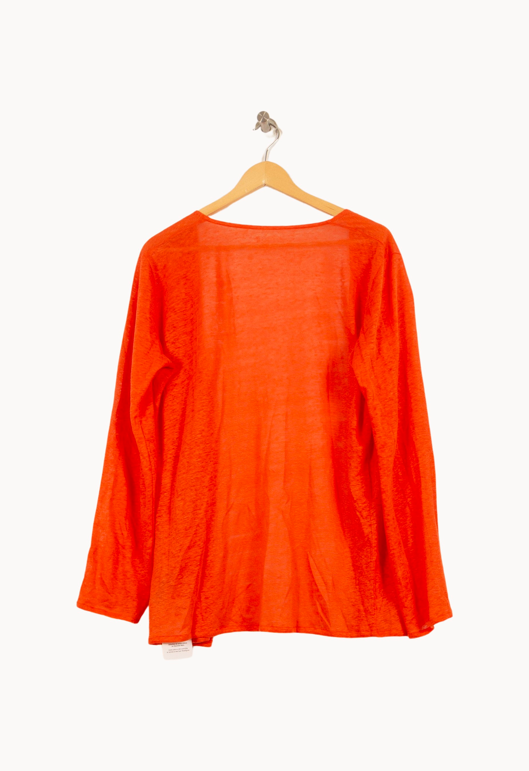 Cardigan MAJESTIC FILATURES - SECONDE MAIN Orange