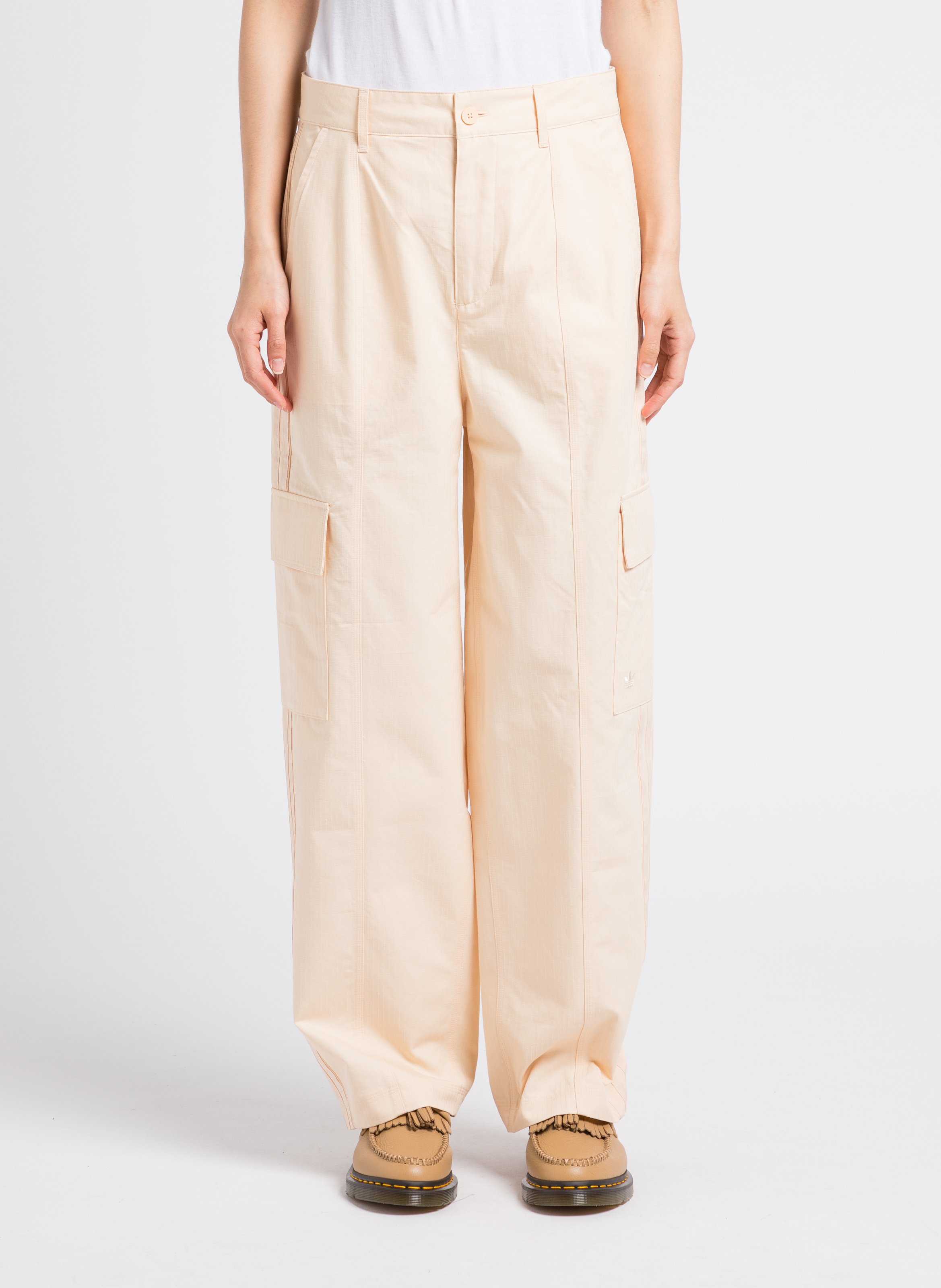 Wide-leg cotton pants ADIDAS Multicolored