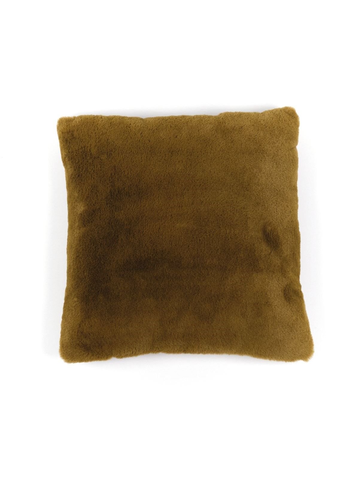 Fake fur cushion TODAY LINGE DE MAISON Brown