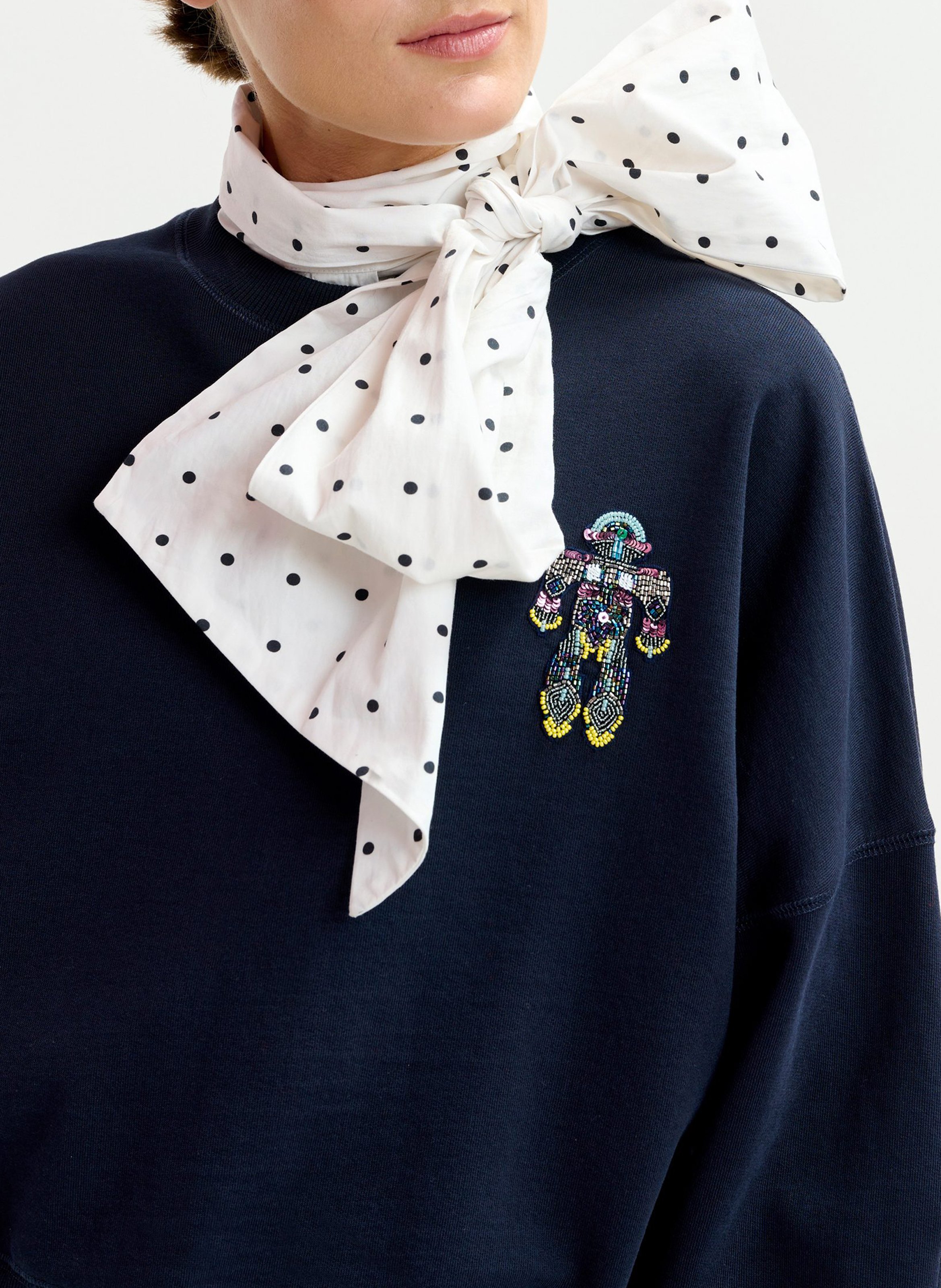 Sweat col rond en coton ESSENTIEL ANTWERP Bleu