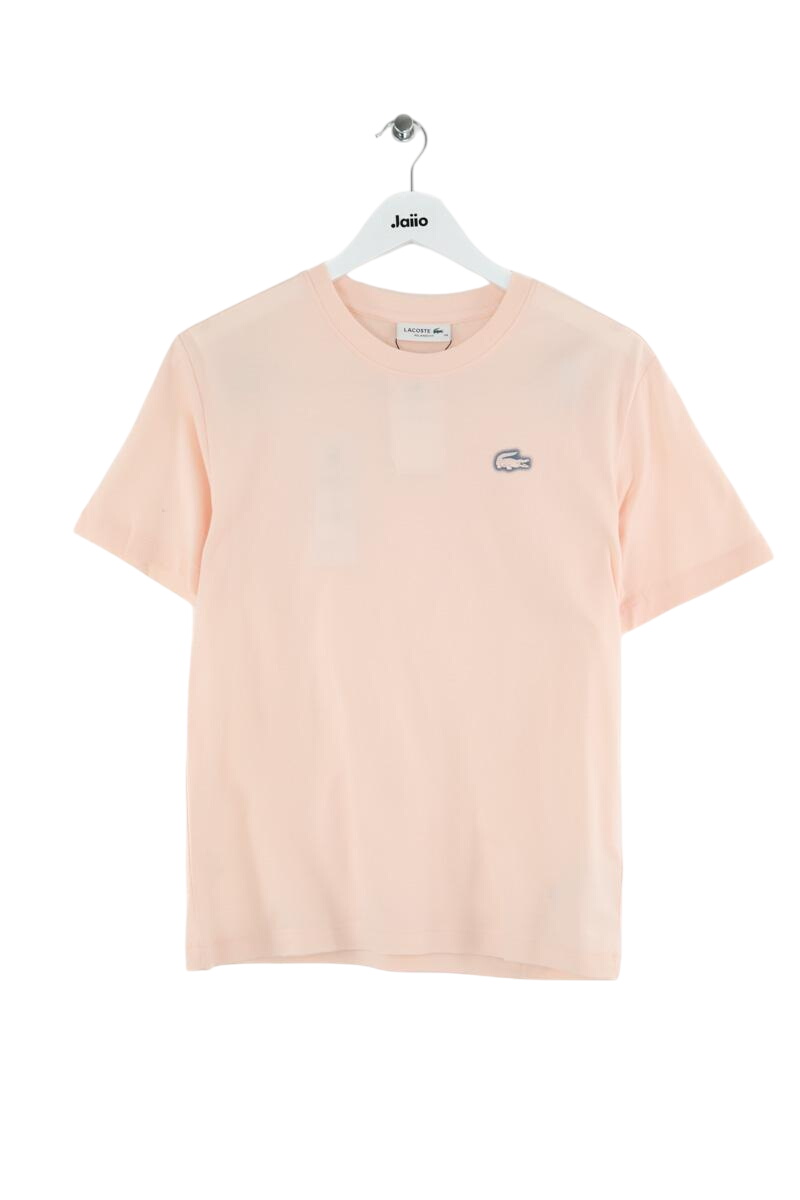 Cotton T-shirt LACOSTE - SECONDE MAIN Pink