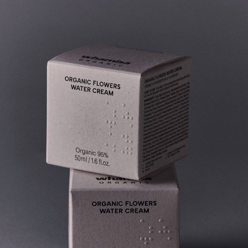 Moisturizing Cream with Fermented Organic Flowers WHAMISA No color