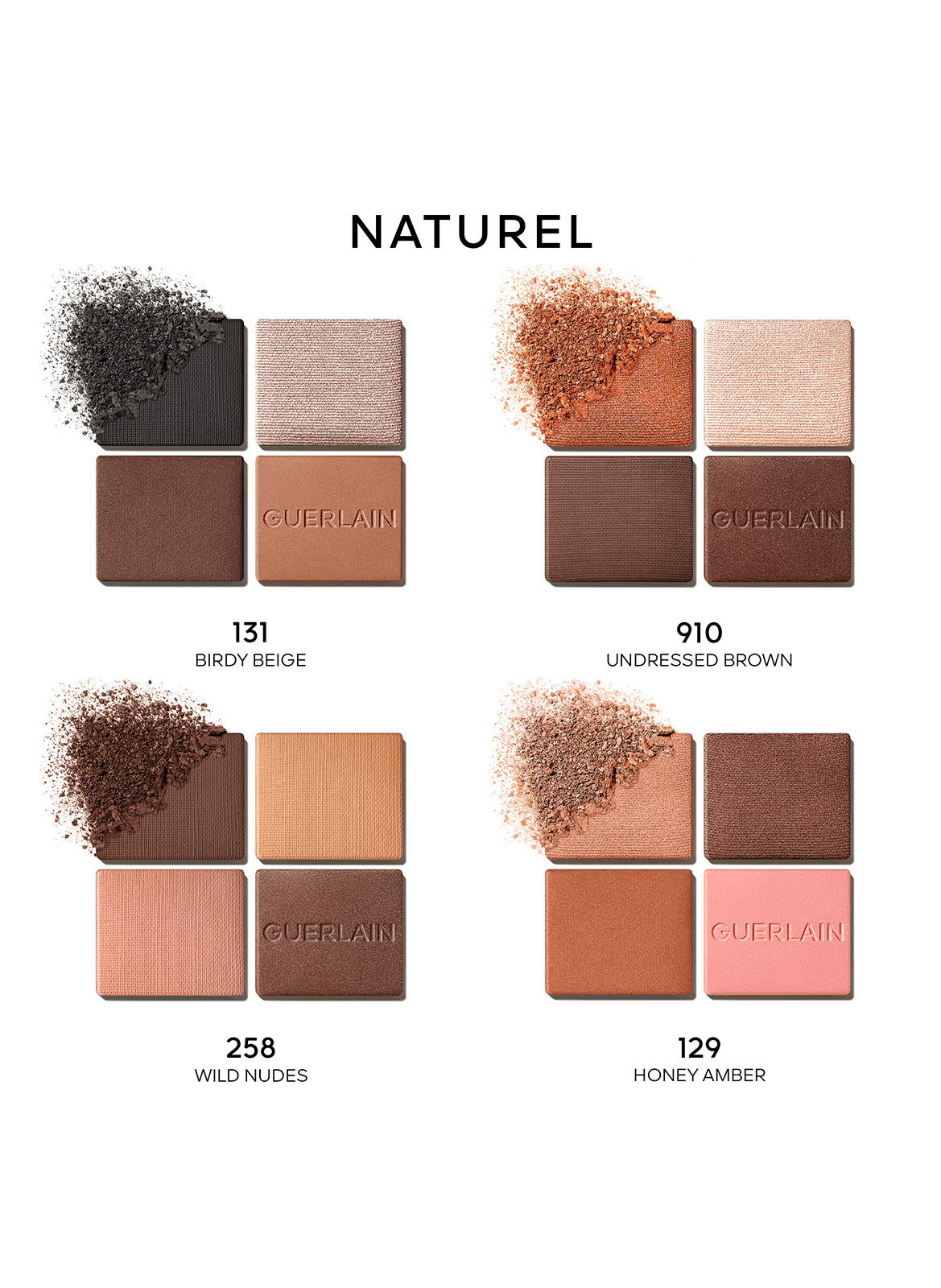 OMBRES G - Four-Shade Eyeshadow Palette 940 royal jungle