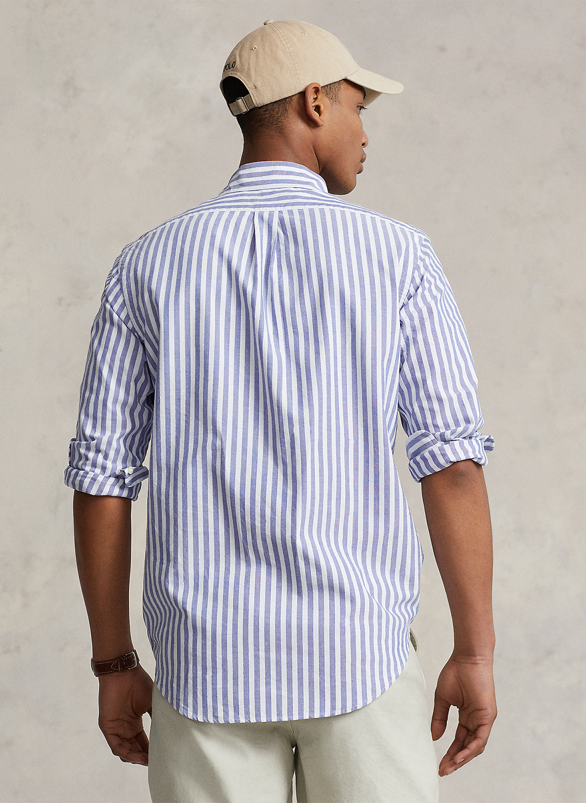 Slim-fit striped cotton shirt POLO RALPH LAUREN Multicolored