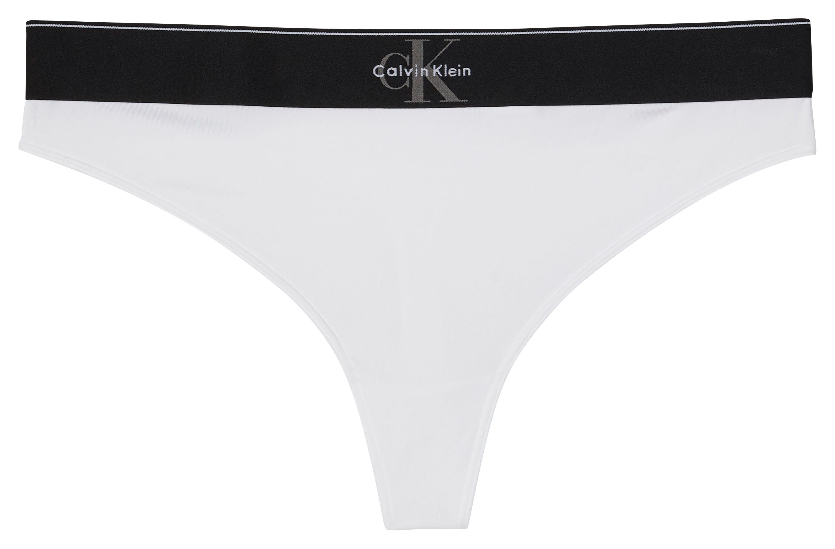 Tanga unie à détail logo CALVIN KLEIN UNDERWEAR