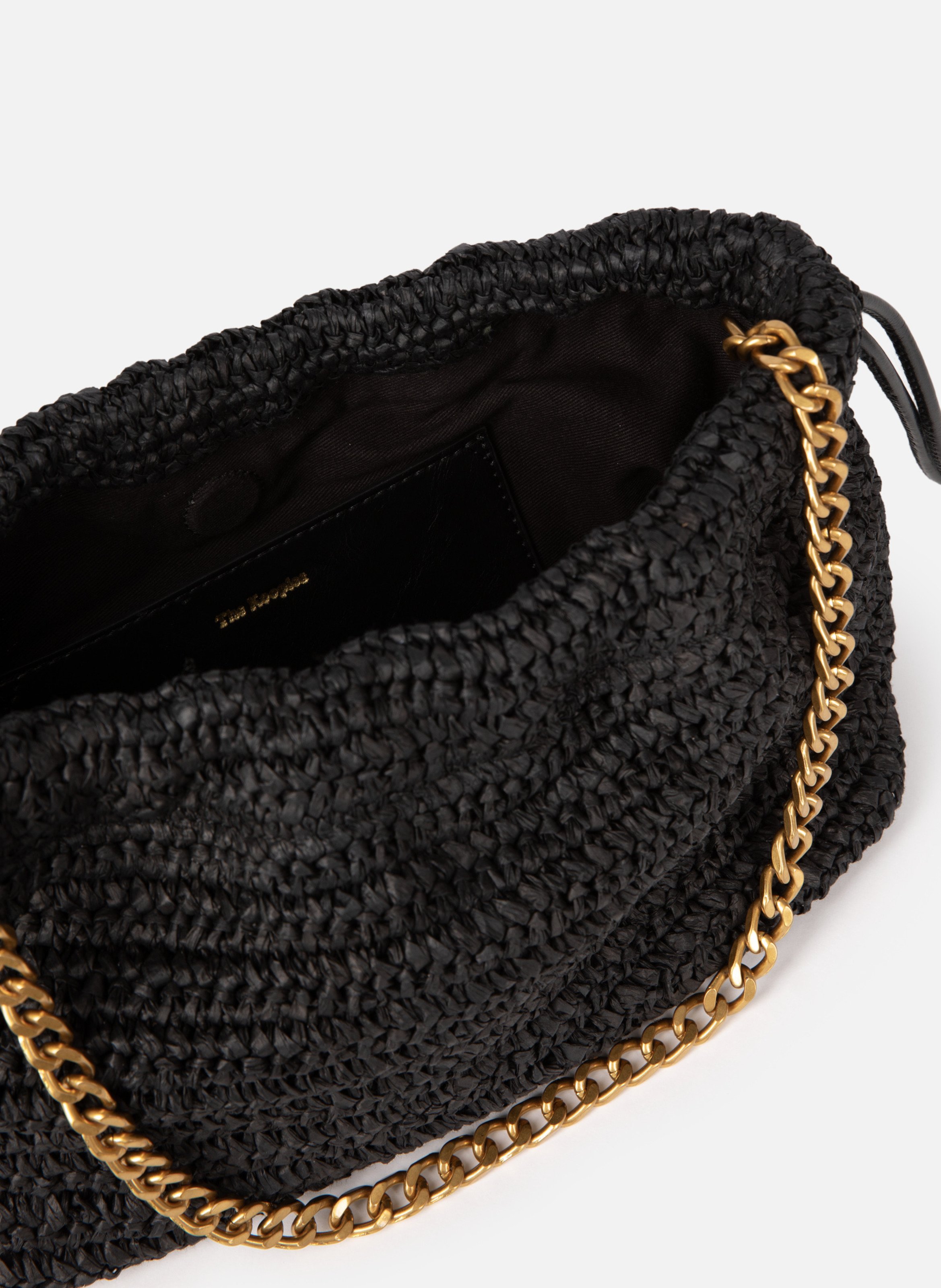 Raffia Taylor Bag THE KOOPLES Black