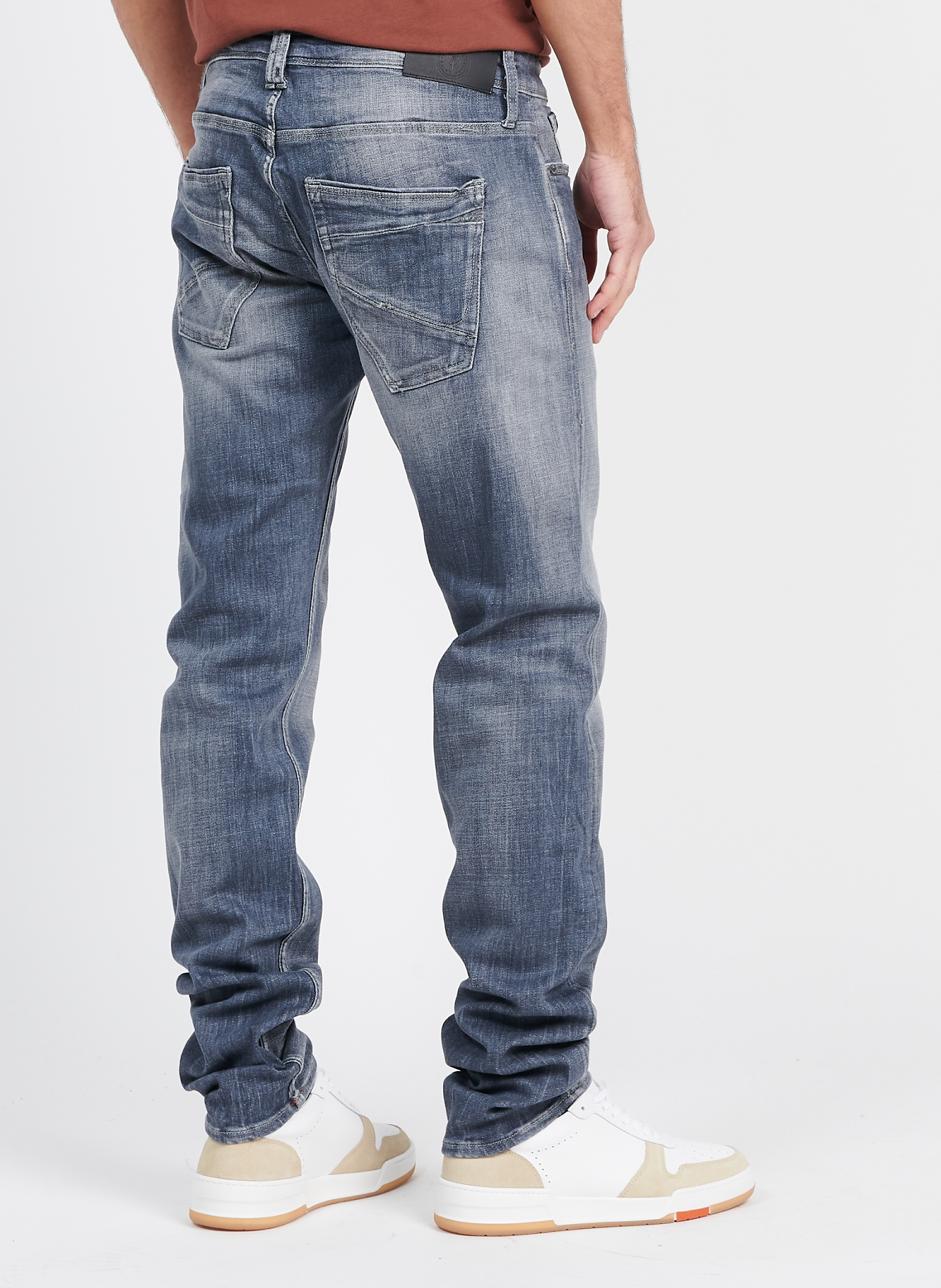Slimfit-Jeans aus Baumwoll-Mix Grau