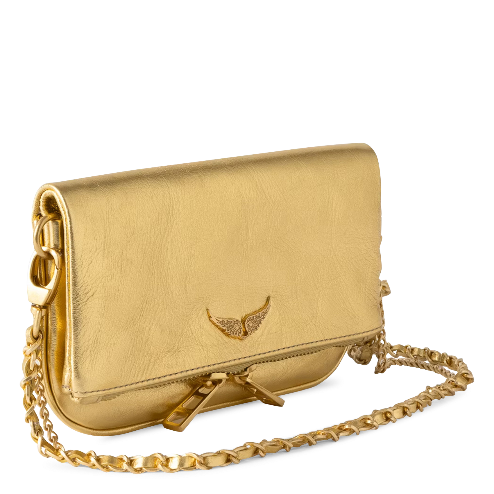 Dori leather shoulder bag ZADIG&VOLTAIRE Yellow