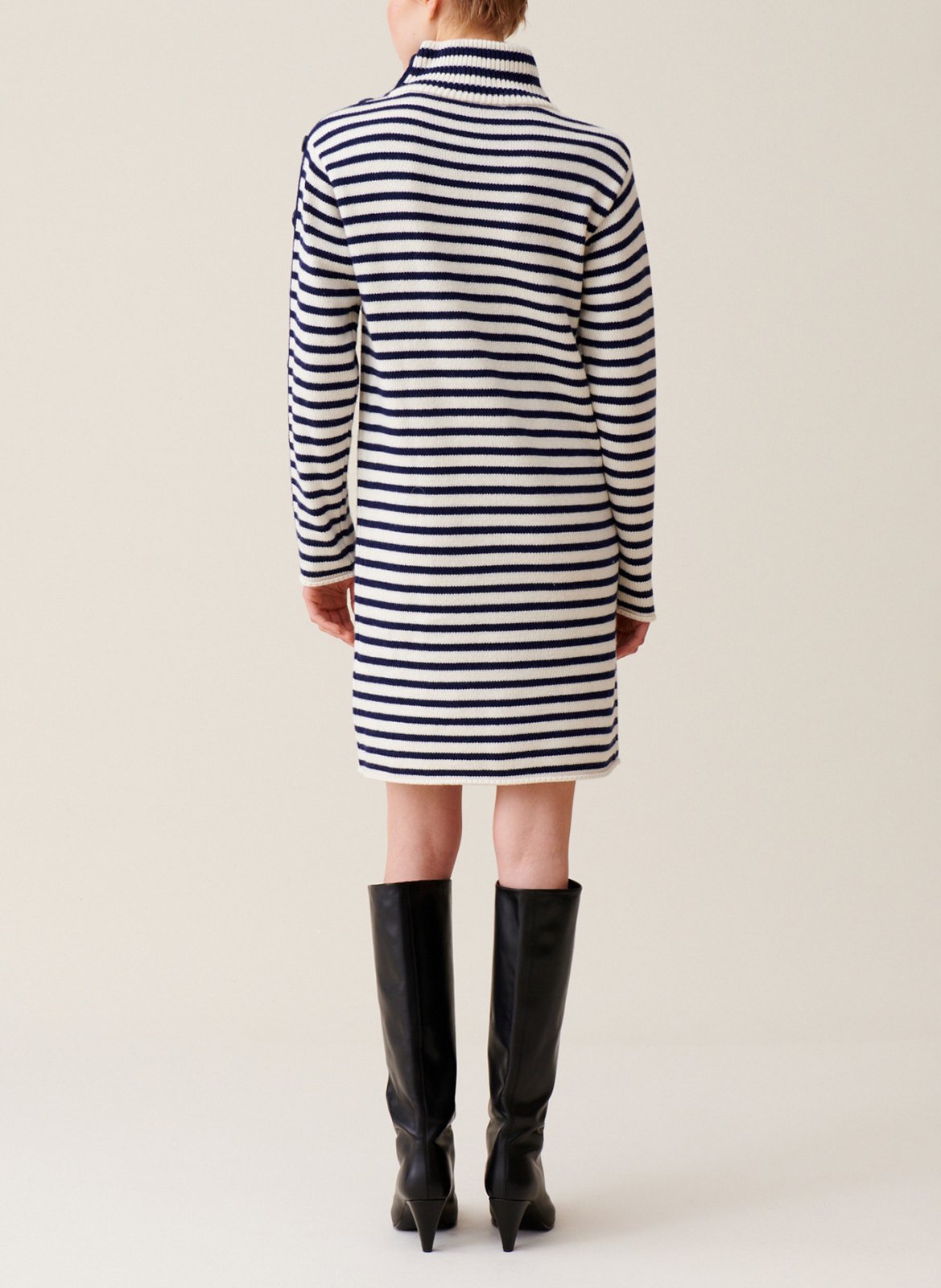 Robe marinière  en maille boutonnée CLAUDIE PIERLOT Multicolore