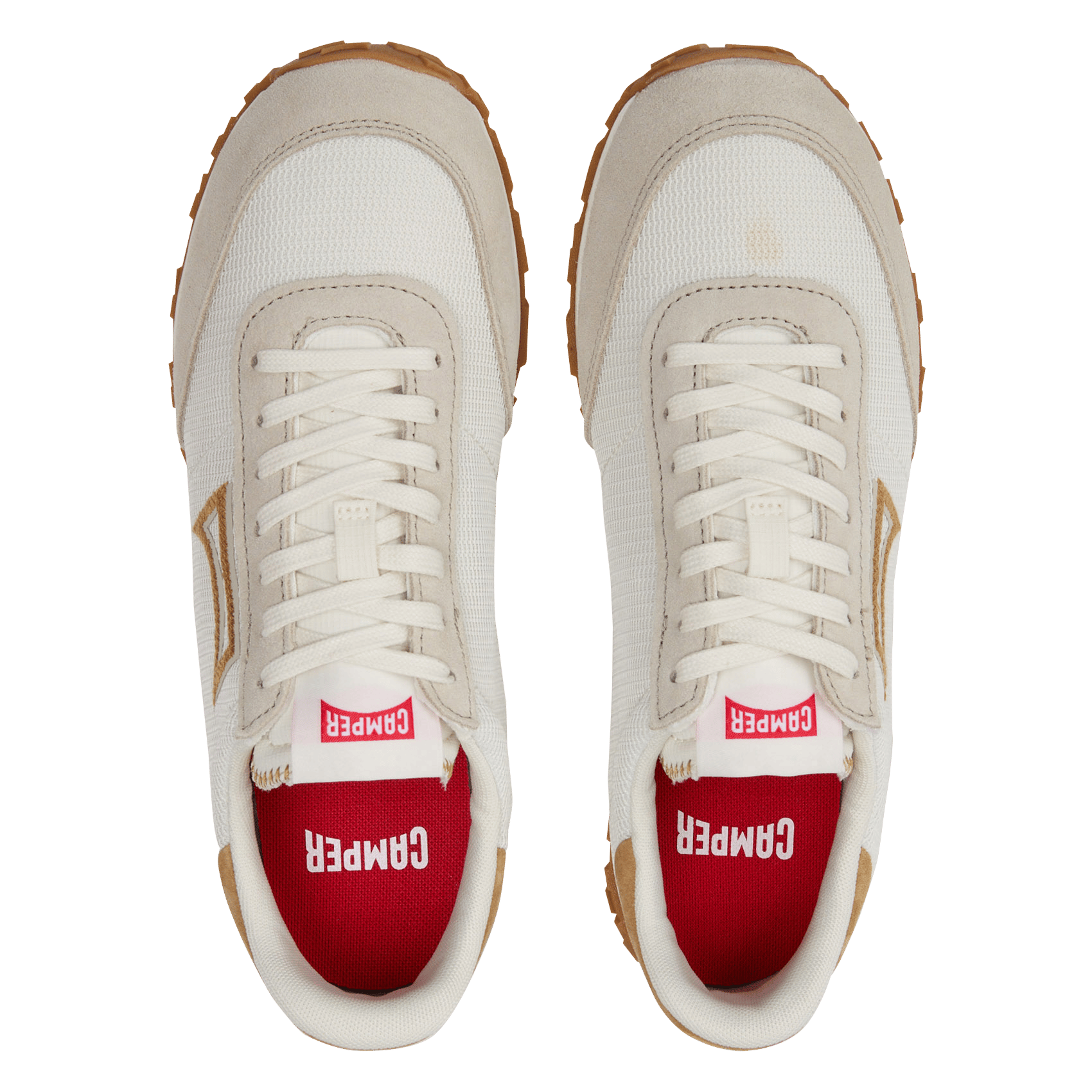 Lage sneakers met veters CAMPER Wit