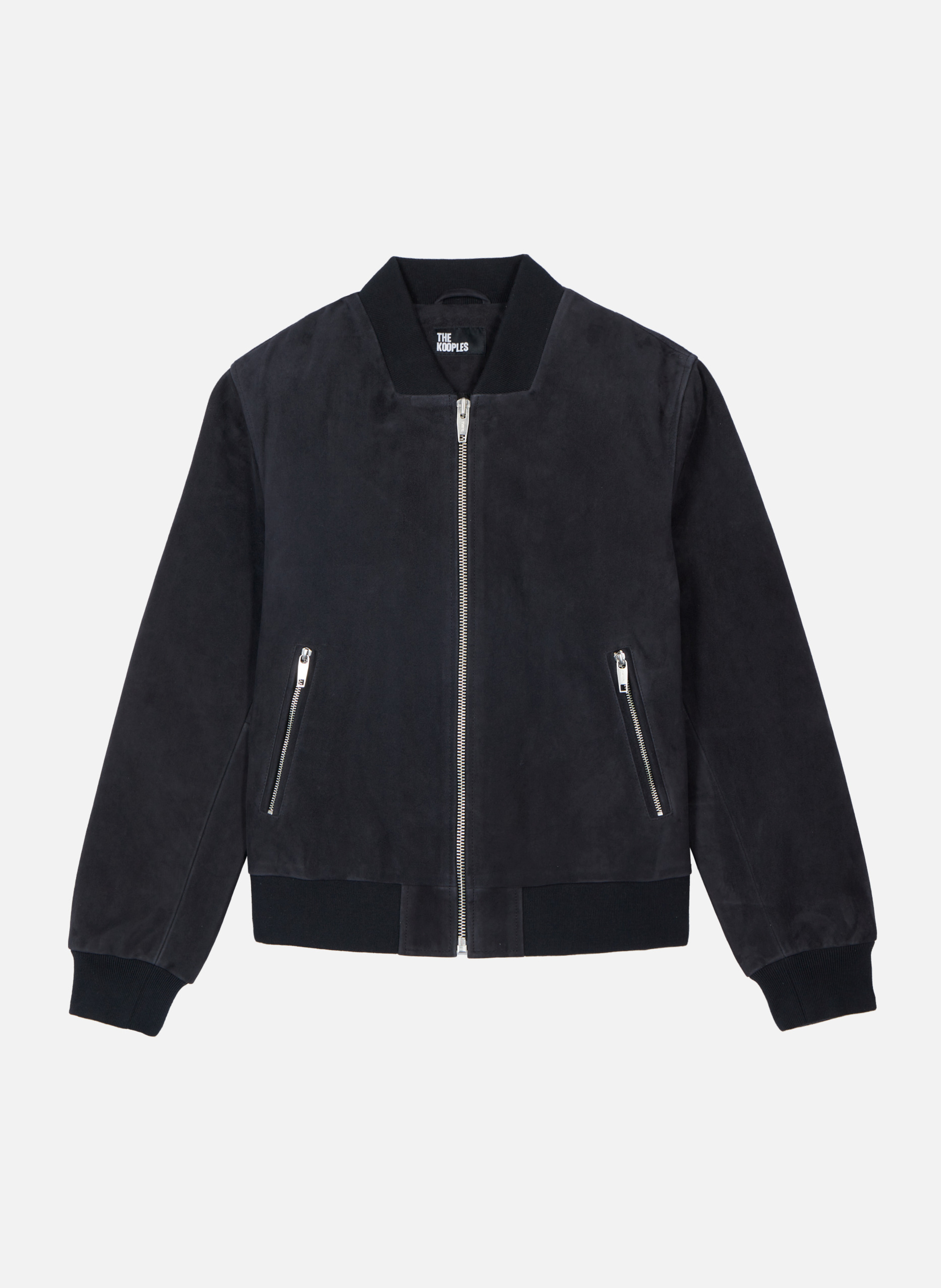Suede bomber jackets THE KOOPLES Blue